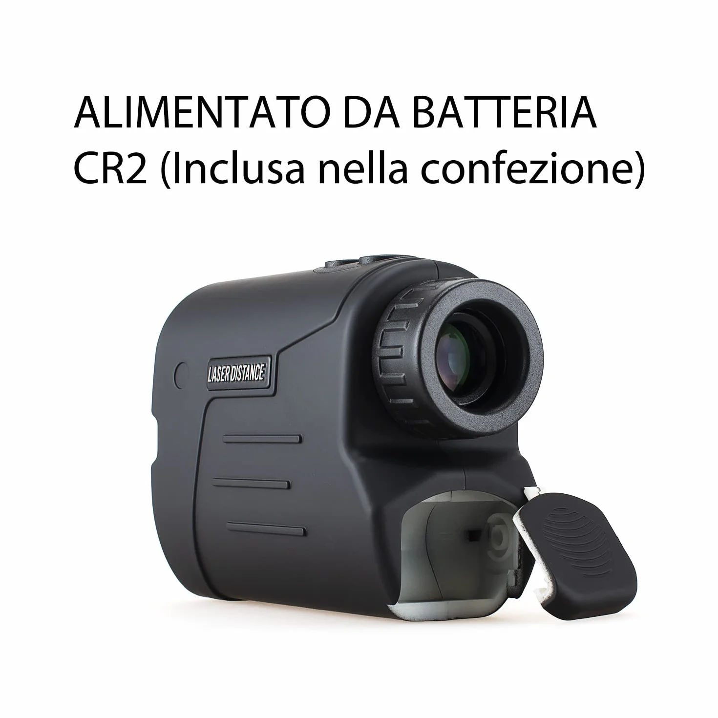 Gogogo Sport Vpro Telemetro Golf 1097 M(1200 Iarde) con Pendenza OFF/ON, Magnetica Telemetri con Ingrandimento 6X,Blocco della Bandiera e Vibrazione,Scansione,Velocità, Batteria Gratuita,Precisione ±1