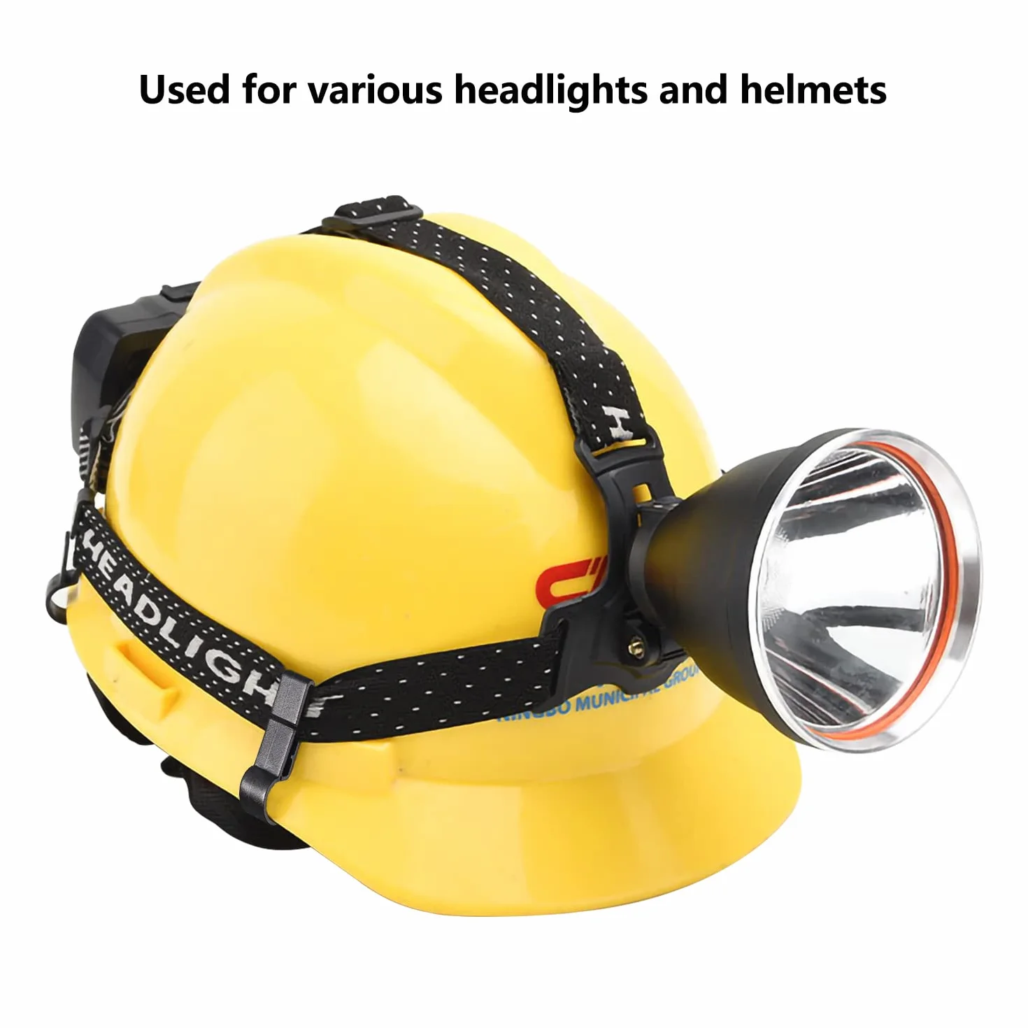 Clip per luce del casco, gancio per faro, Hardhat clip accessorio faro, montaggio facile su casco bordi stretti