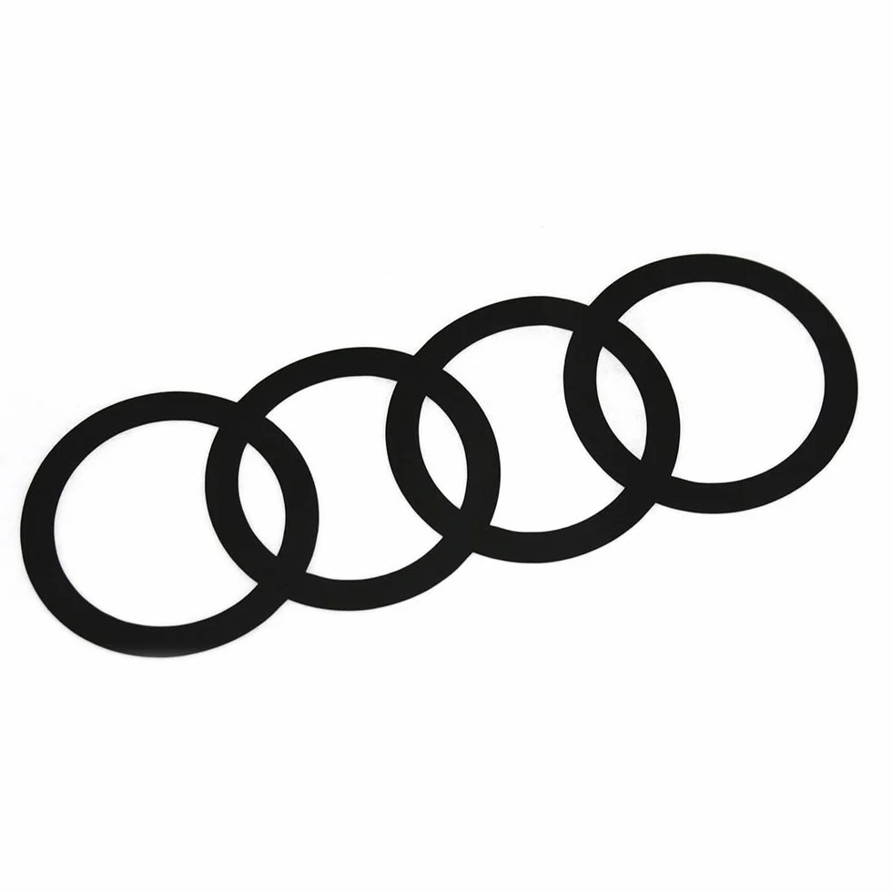 Audi Original Q2 C Blade Pellicola Decorativa Set Anelli exterieur Anelli Brilliant Nero 81b064317 Y9B