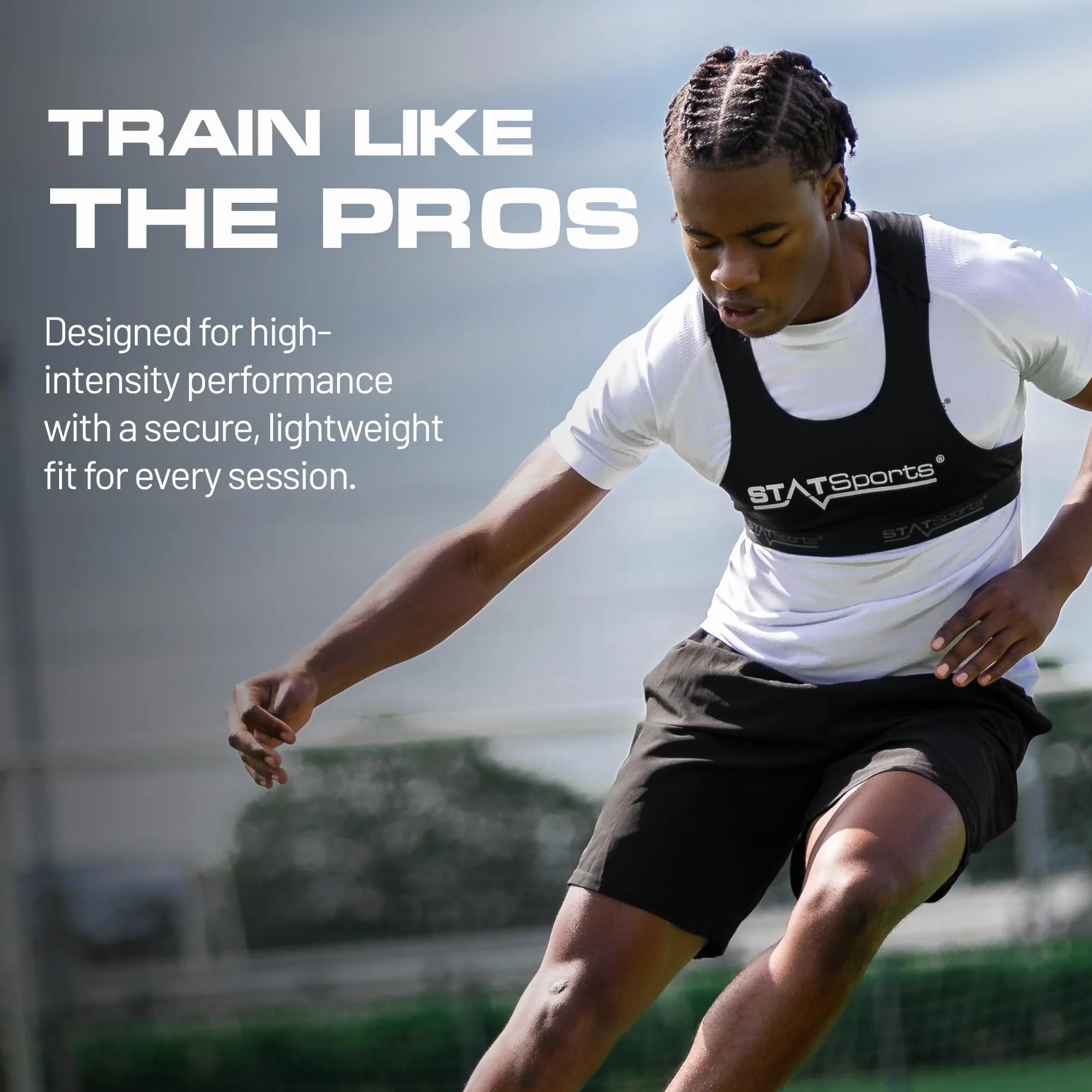 STATSports Pettorina GPS Calcio Solo Gilet – Leggero con Tasca per Apex GPS Pod