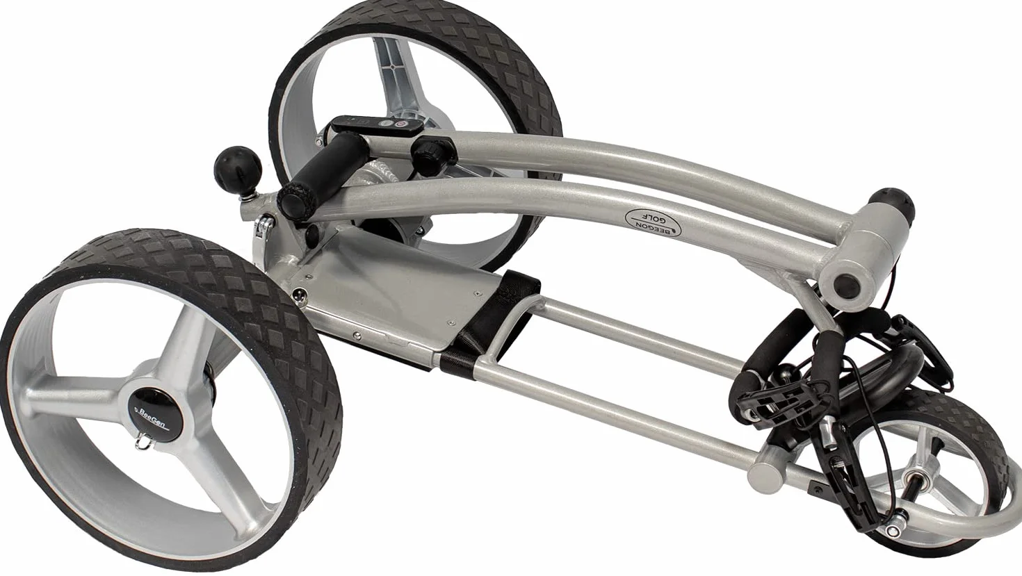BeeGon Golf Carrello Elettrico GT-X400 PRO, Grigio Argento, Batteria al Litio 20 Ah