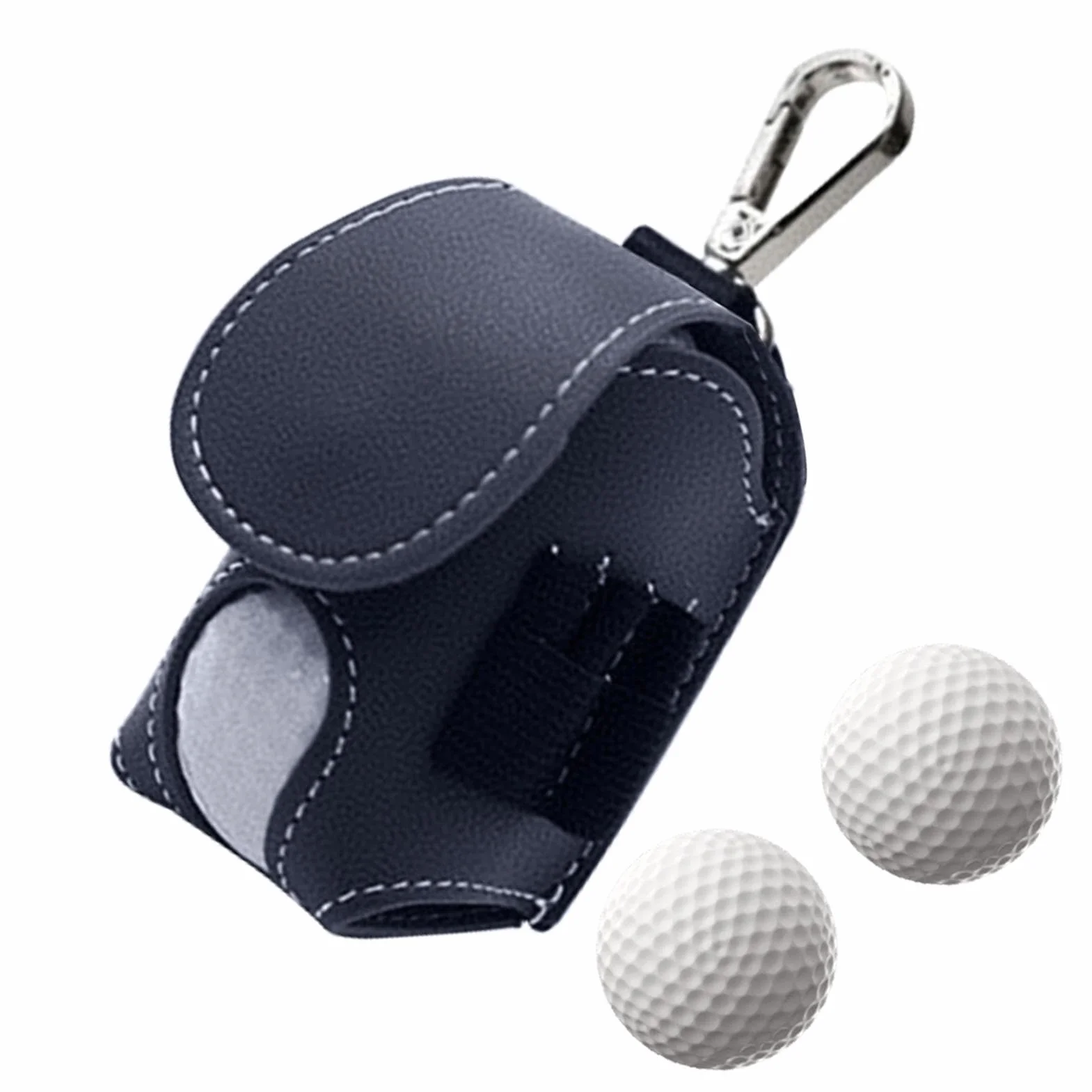Borsa per il trasporto di palline da golf con chiusura magnetica, per allenamento e competizione