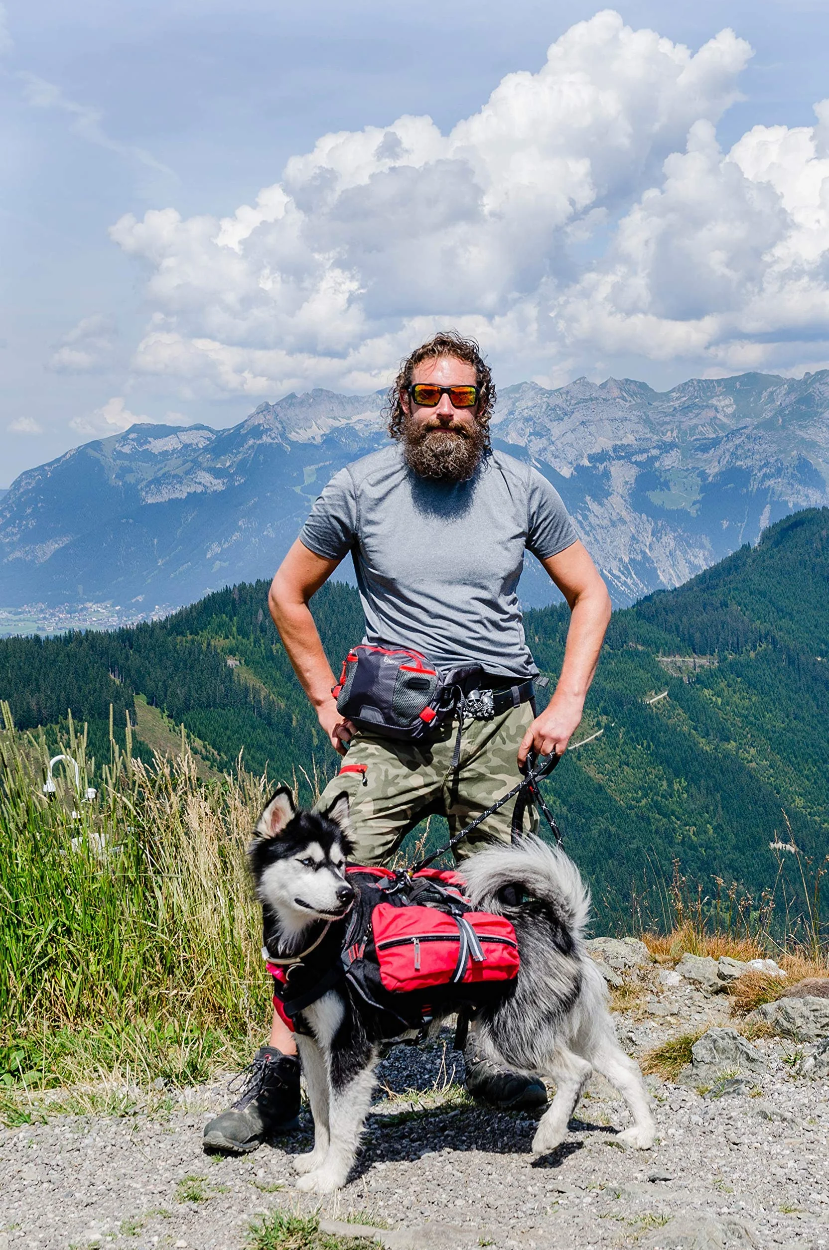 iEnergy MAL Zaino per cani GEM Sport Guinzaglio per cani piccolo