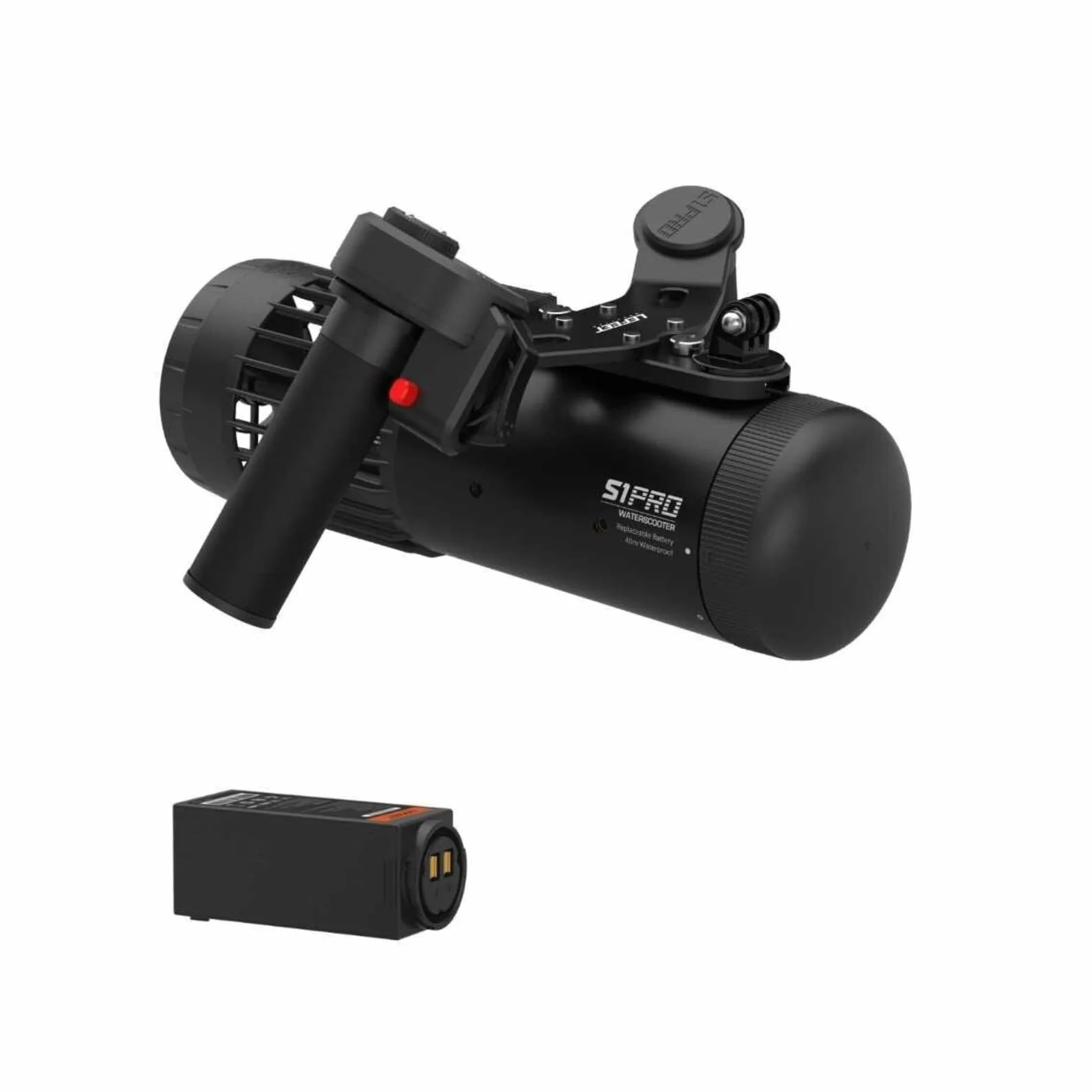 LEFEETS1PRO Monopattino subacqueo modulare ad alte prestazioni con supporto action camera velocità massima 6,48 km/h per immersioni snorkeling piscina apnea