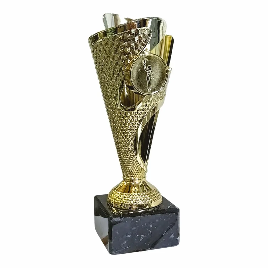 Targhetta personalizzata Coppa dorata 17,50 cm