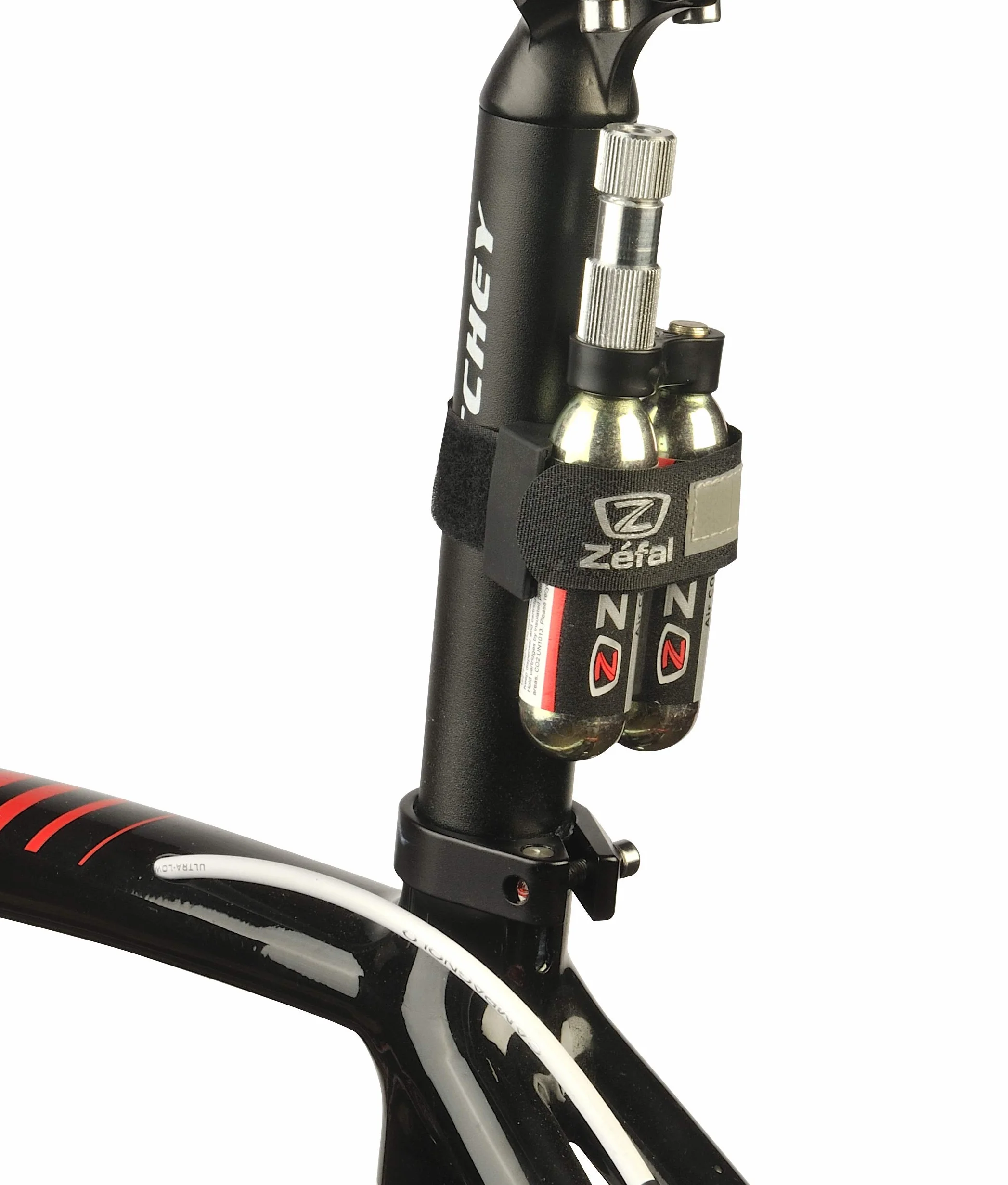 ZEFAL Kit di gonfiaggio CO2 - Gonfiatore EZ Control + 2 cartucce 16g + clip universale