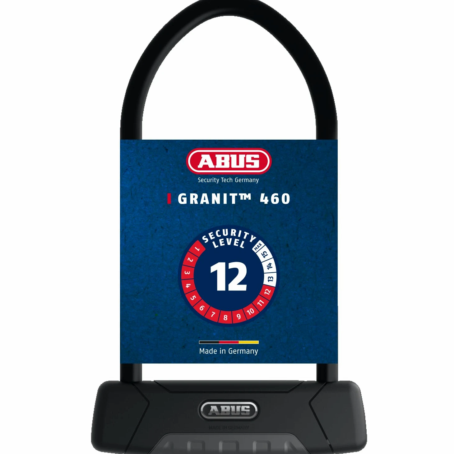 ABUS U-Lock Granit Plus 470 + Staffa USH470 - Serratura per Bicicletta con grillo parabolico - Livello di Sicurezza 12