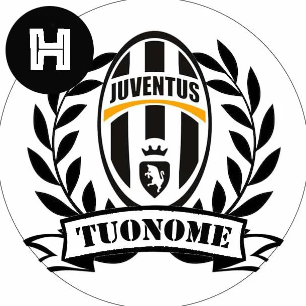 Cialda per Torta Juventus Fibra Vegetale Massima Risoluzione