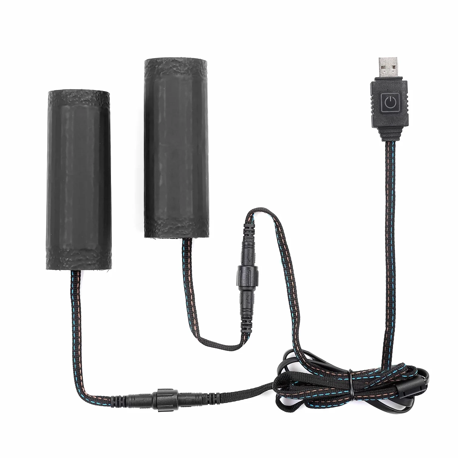 KEMIMOTO Manopole riscaldate per ATV, riscaldatore per manubrio USB regolabile a 6 livelli, impermeabile IP67, per manubri di moto/ATV da 22 mm