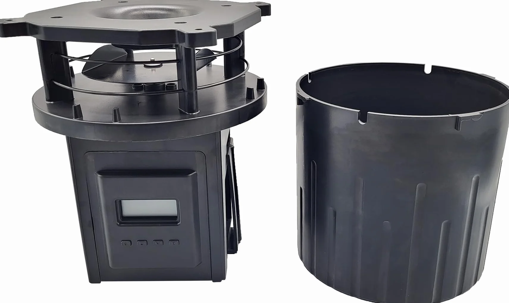 Berger & Schröter 31254 Distributore Automatico di mangime Digitale Nero