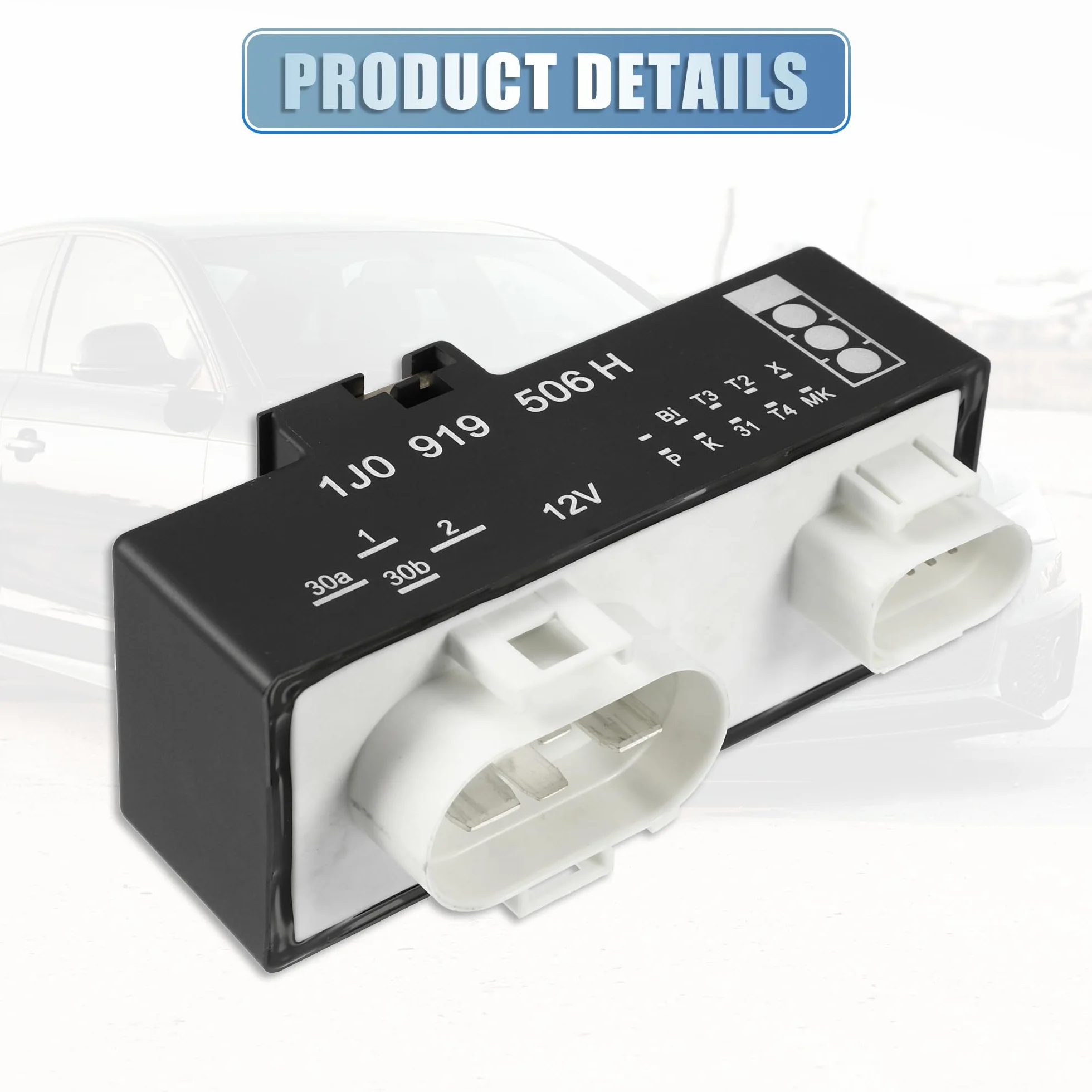 ABSOPRO Modulo di controllo del ventilatore del radiatore per A4 1J0919506H 1 pz