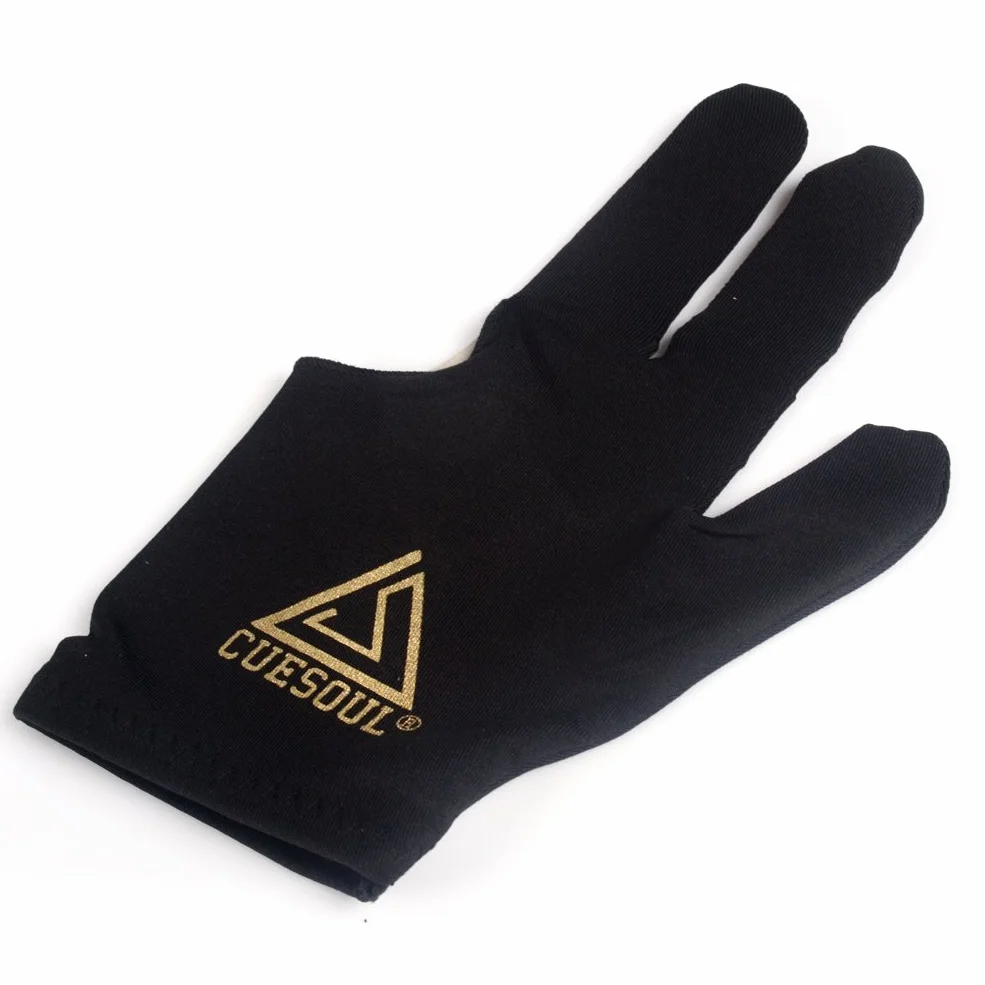CUESOUL 3 Finger Gloves Biliardo Snooker Cue Guanti 10pcs Set