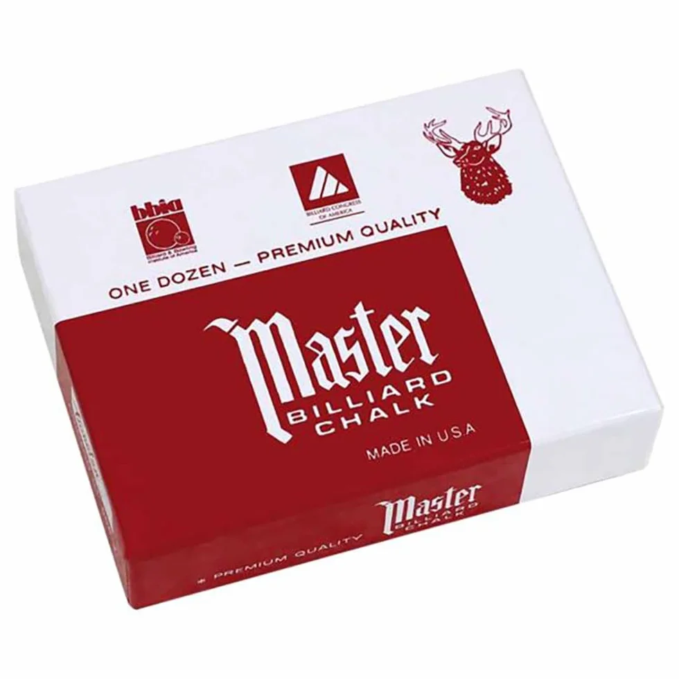 Gesso Master Blu stecca biliardo 12 cubetti