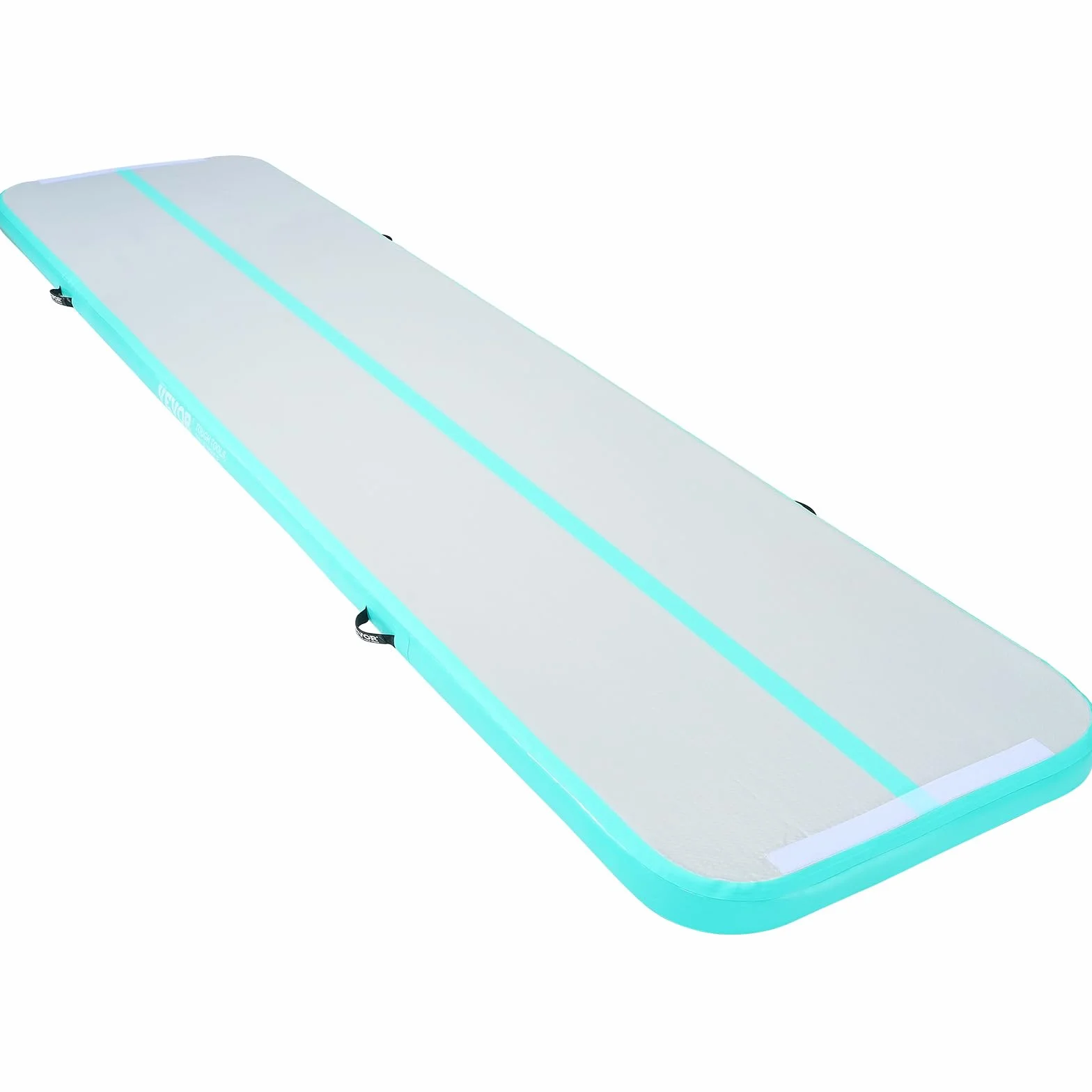 VEVOR Tappetino da Ginnastica Gonfiabile da 4 Pollici di Spessore, Pista Tumble Pompa Elettrica, Tappetini da Allenamento per Uso Domestico/Palestra/Yoga/Cheerleader/Spiaggia/Parco/Acqua, 13 Piedi