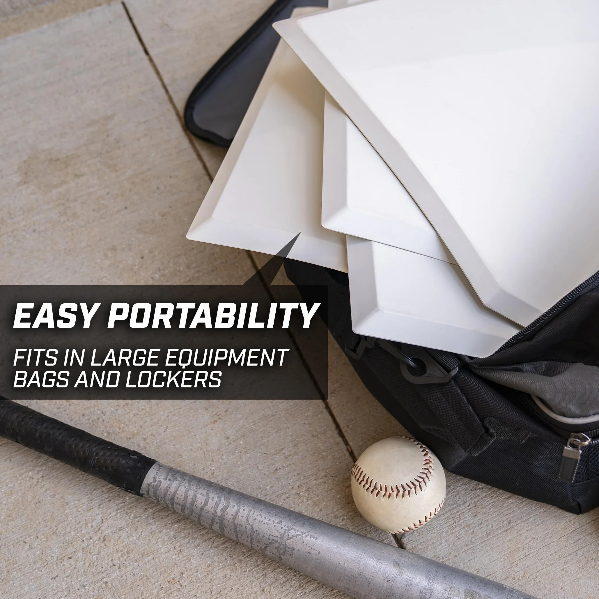 GoSports Set base da baseball e softball, 4 pezzi, resistente, per atleti