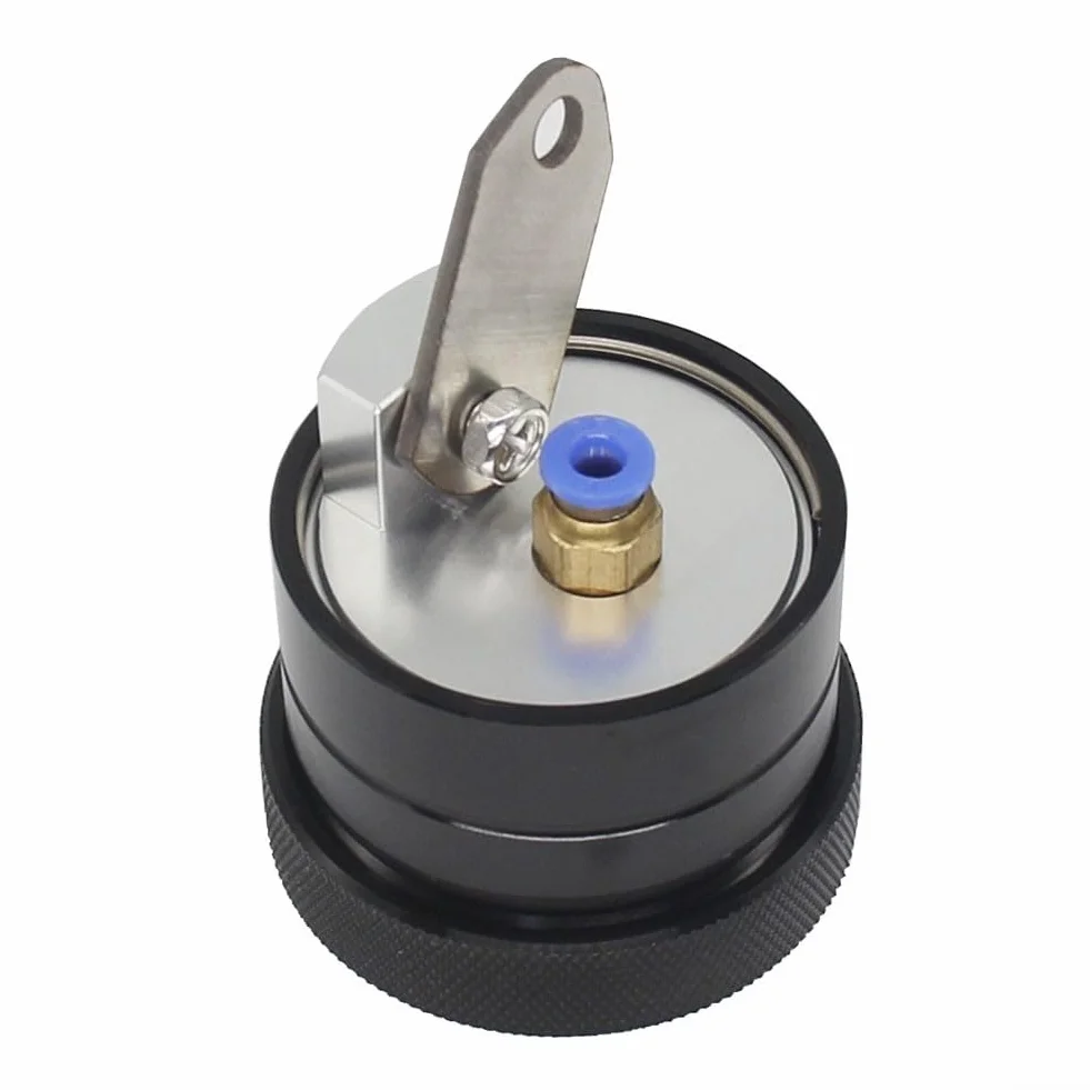 Oliatore automatico per catena per moto, sistema di lubrificazione in lega di alluminio con iniettore d'olio, kit di ricambio diretto compatibile con tutte le moto a catena (nero)