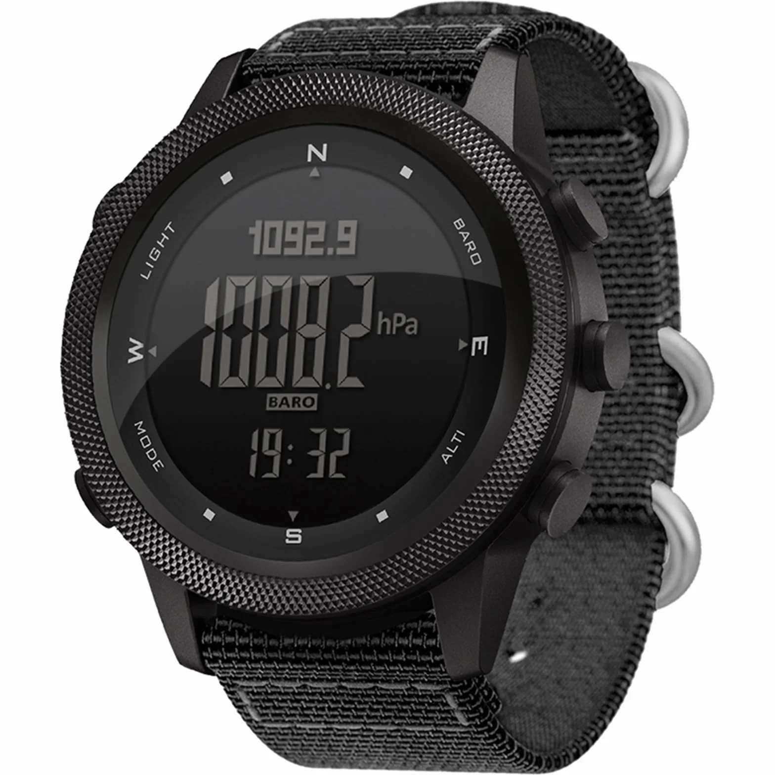 TFixol Orologio digitale multifunzionale da uomo nero