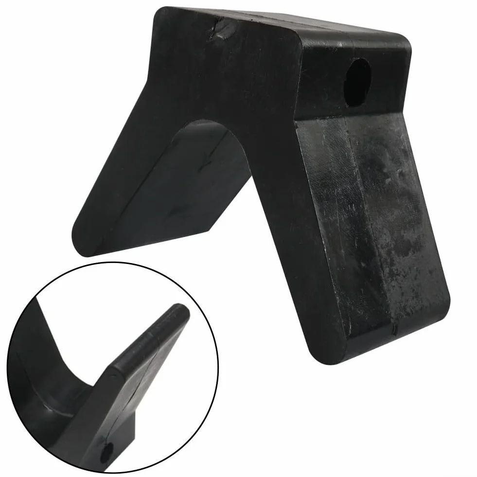 Blocco a V in poliuretano per rimorchio barca 5,1 cm nero 1 sztuka