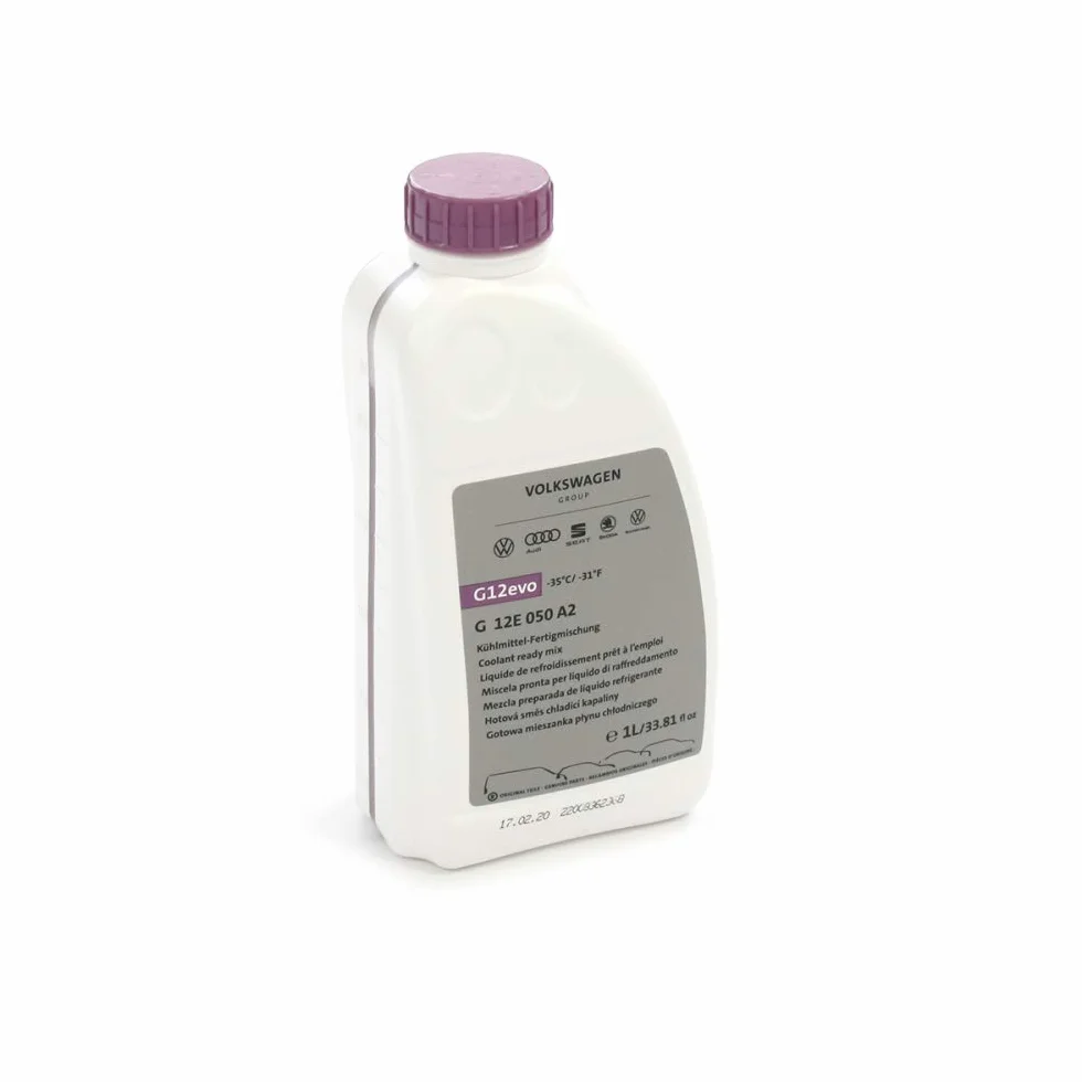 Volkswagen G12E050A2 Liquido Refrigerante G12evo Miscela Pronta Ready Mix, 1 Litro