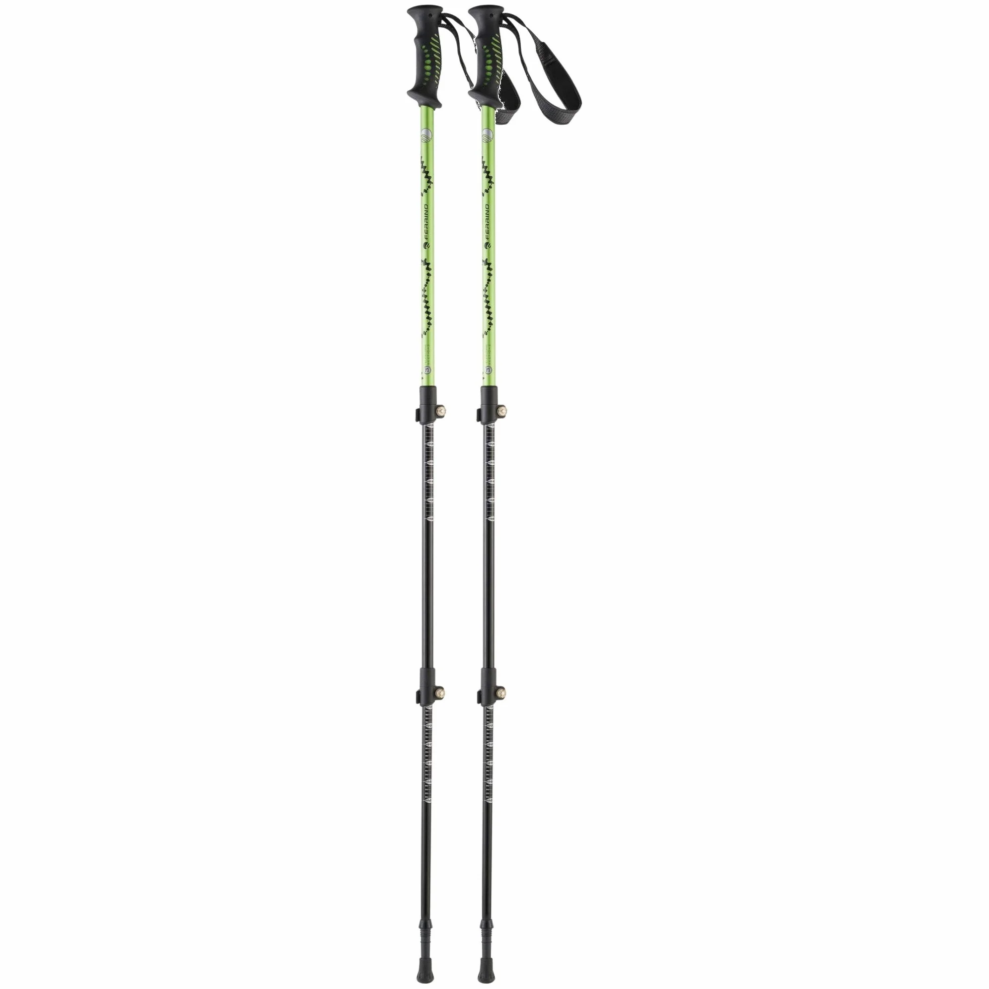 Ferrino Totem Bastoncini da Trekking 65-135 cm Zielony