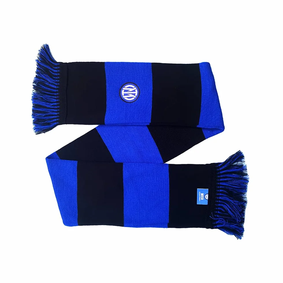Inter Sciarpa Nuovo Logo Tubolare Stadio Unisex Adulto Diverse Colorazioni