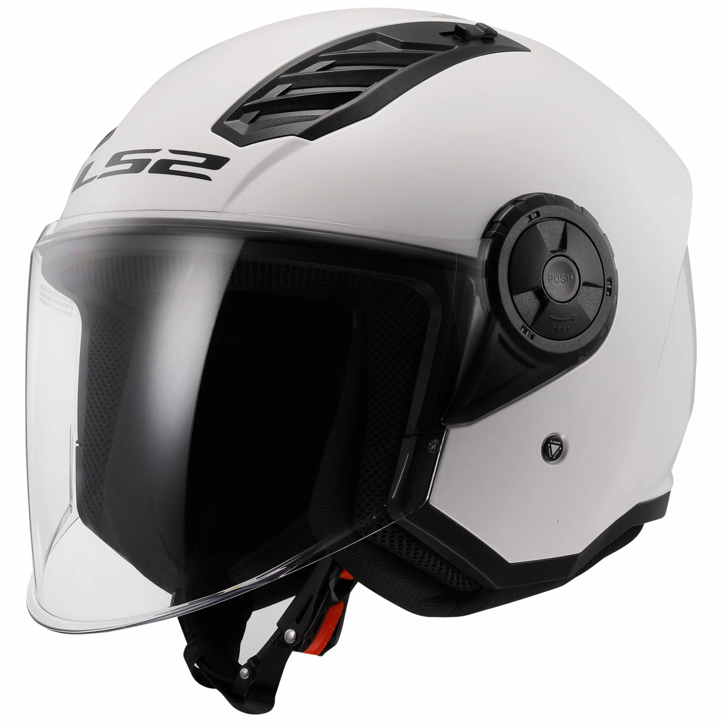 LS2 Open Faced Motorcycle Helmet Airflow II ECE 22.06 Gloss