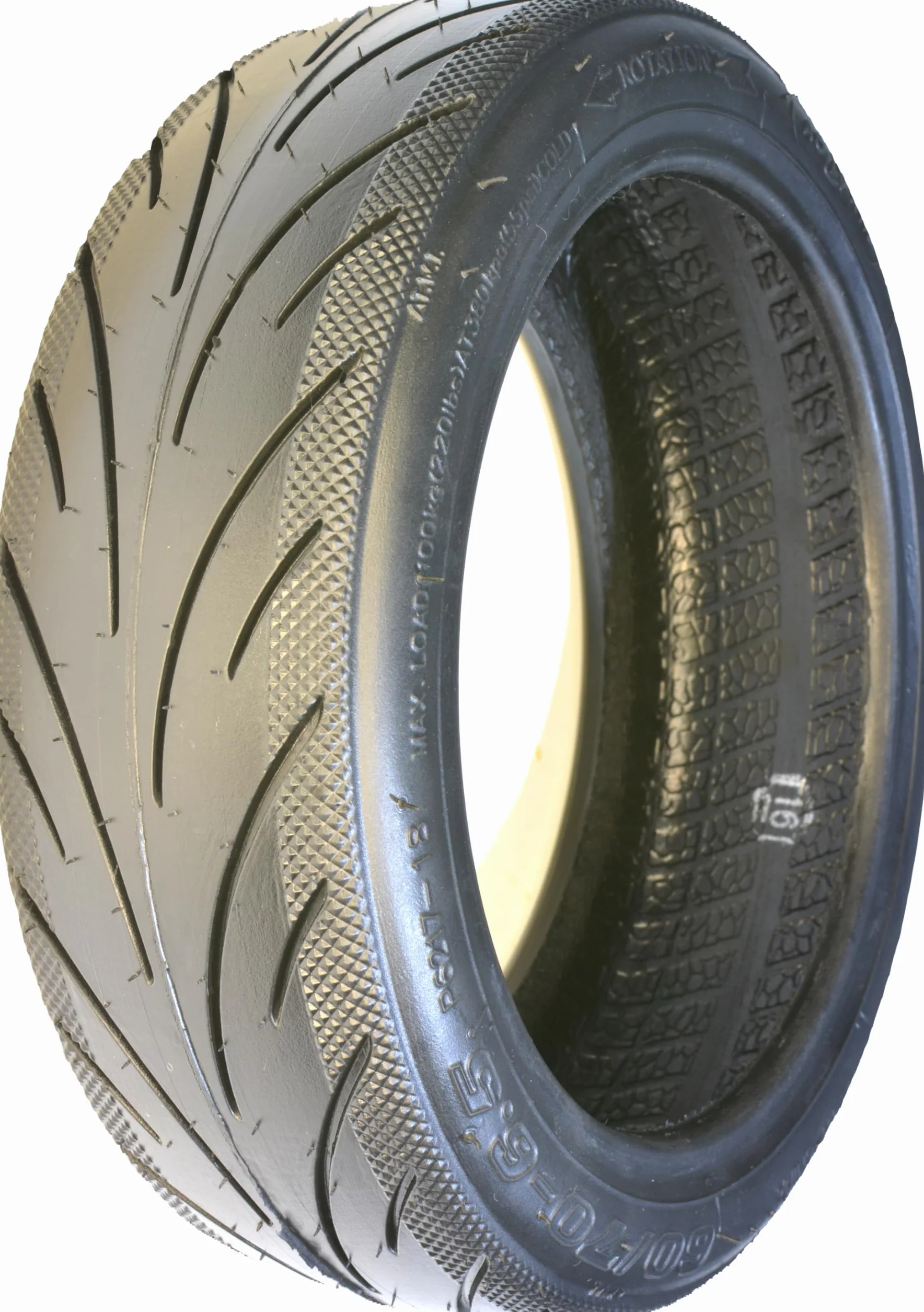 Pneumatico Tubeless 60/70-6,5 per Monopattino Elettrico, Compatibile con Ninebot Max G30, Smartgyro K2, Cerchione 6,5