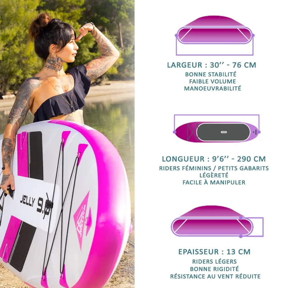 Wattsup Jelly 9'6" Sup Multicolore Donna