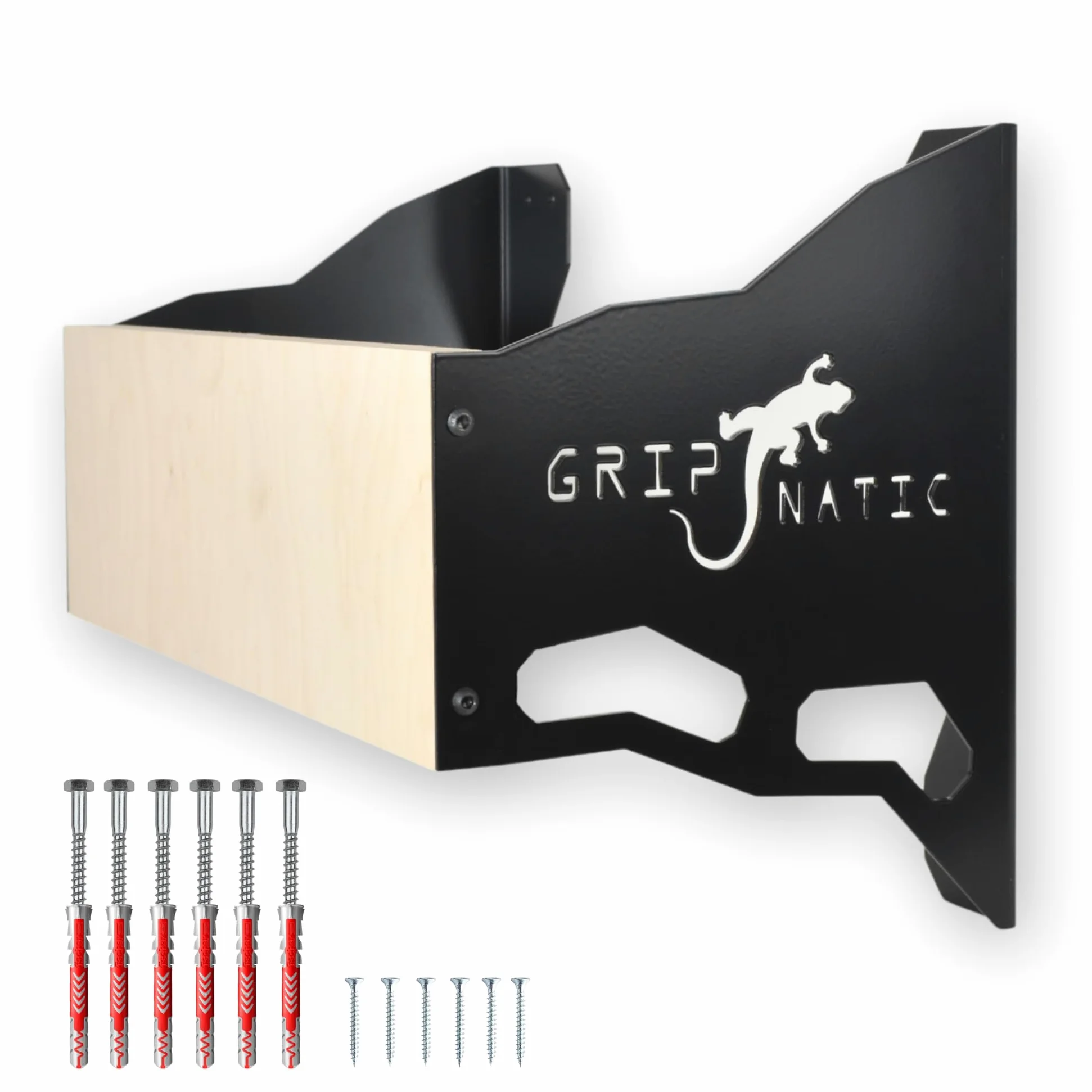 Supporto da Parete per hangboard – Staffa a Muro per Tavole da Arrampicata – Compatibile con Fingerboard Standard – capacità di carico 120 kg