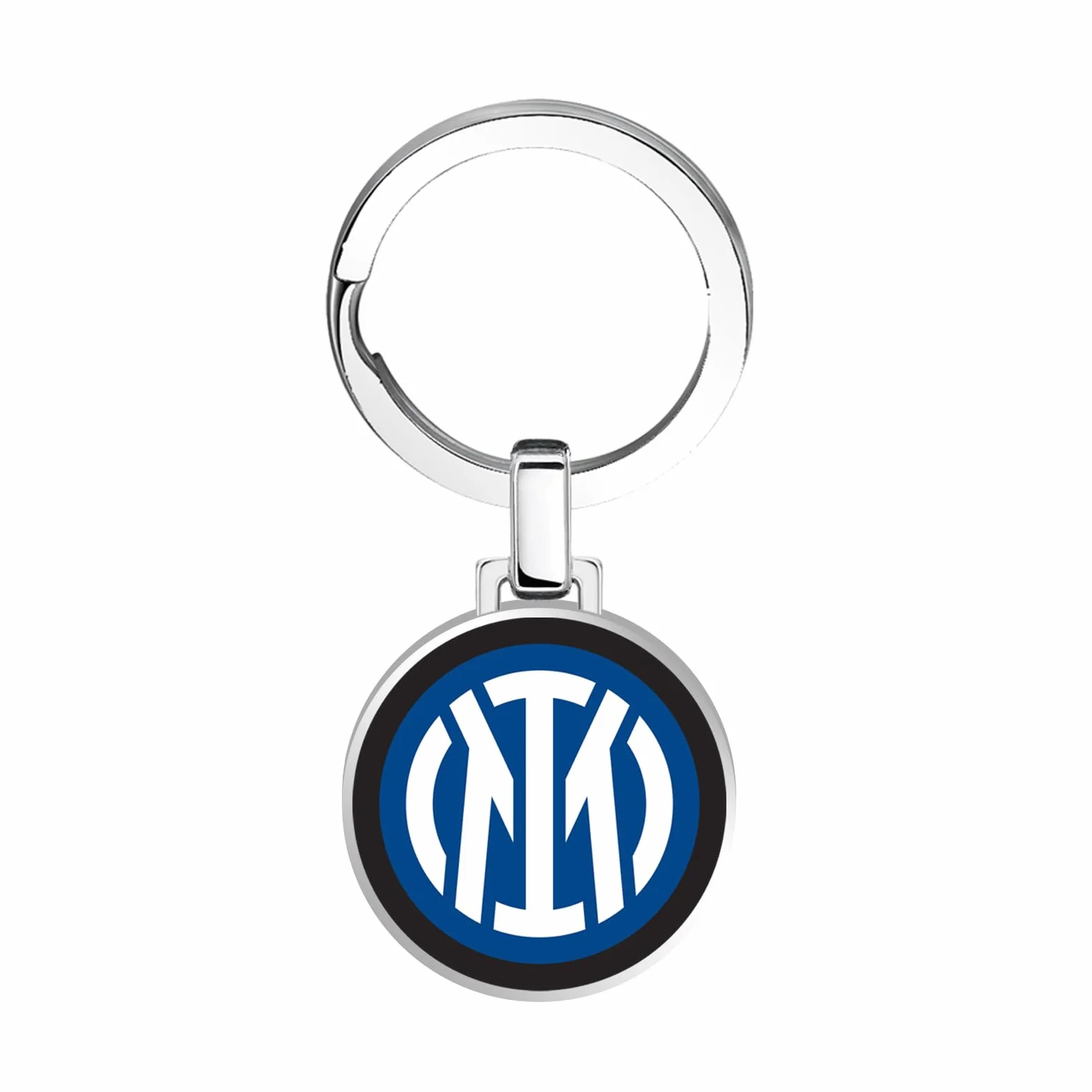 Clondo Portachiavi Fc Inter Acciaio Inossidabile Prodotto Ufficiale Calcio Gadget Elegante Resistente Logo Idea Regalo Tifosi Neroazzurri