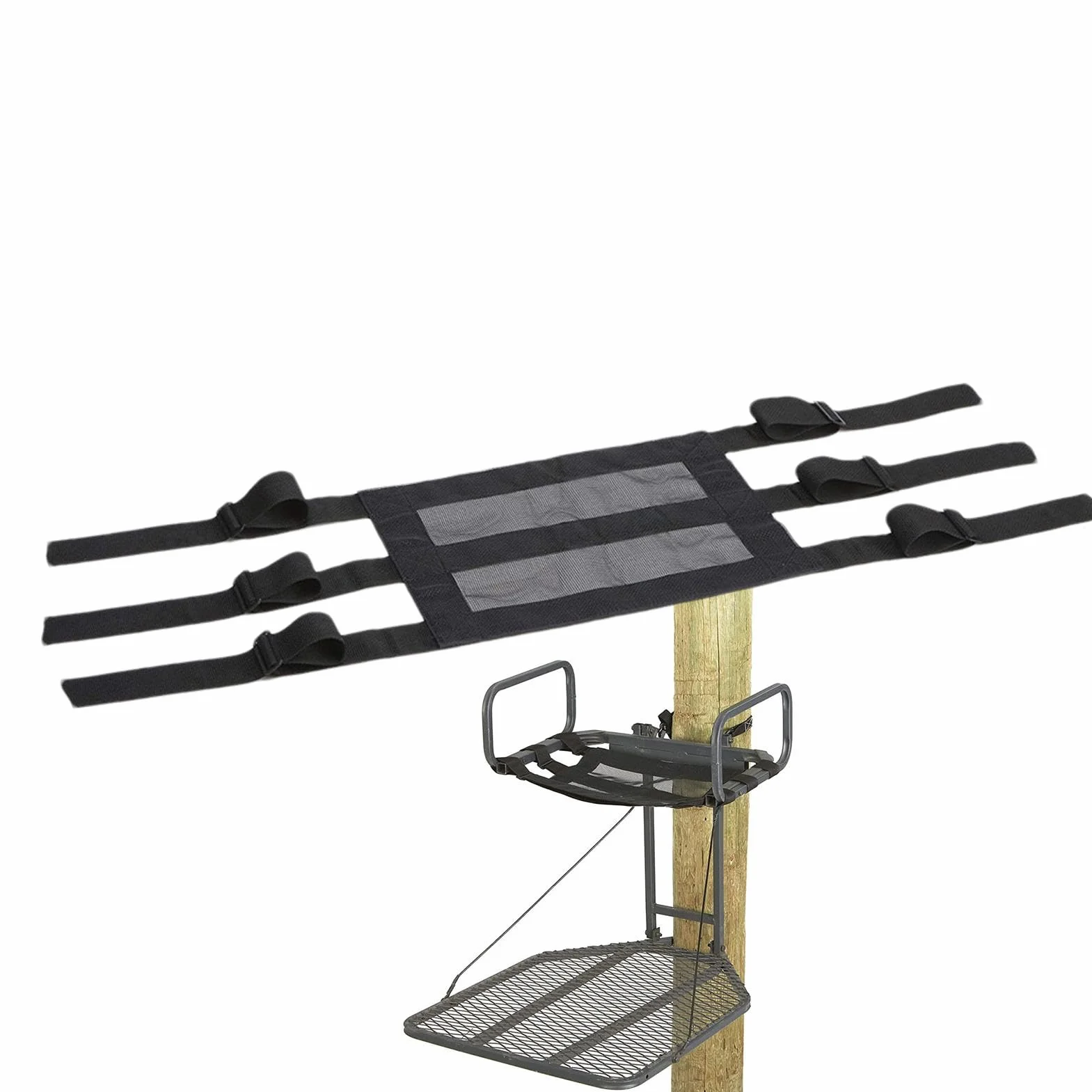Sedile da arrampicata regolabile con supporto per albero – Fibbie autobloccanti
