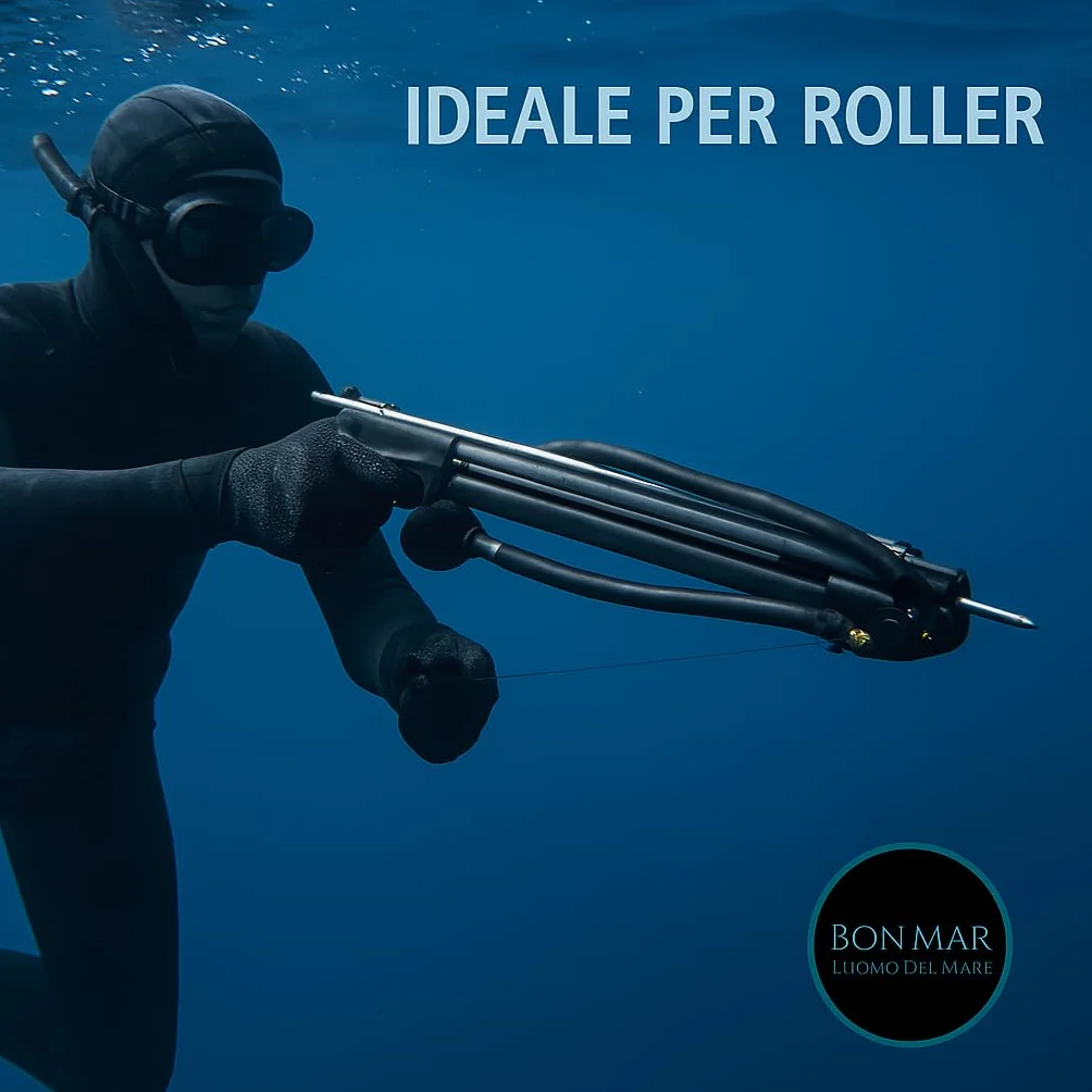 Elastico Ricambio Arbalete Nero Ø 16.0 mm x 1.5 mt Primeline Alta Potenza Resistenza alla Salsedine per Fucili Sub e Roller