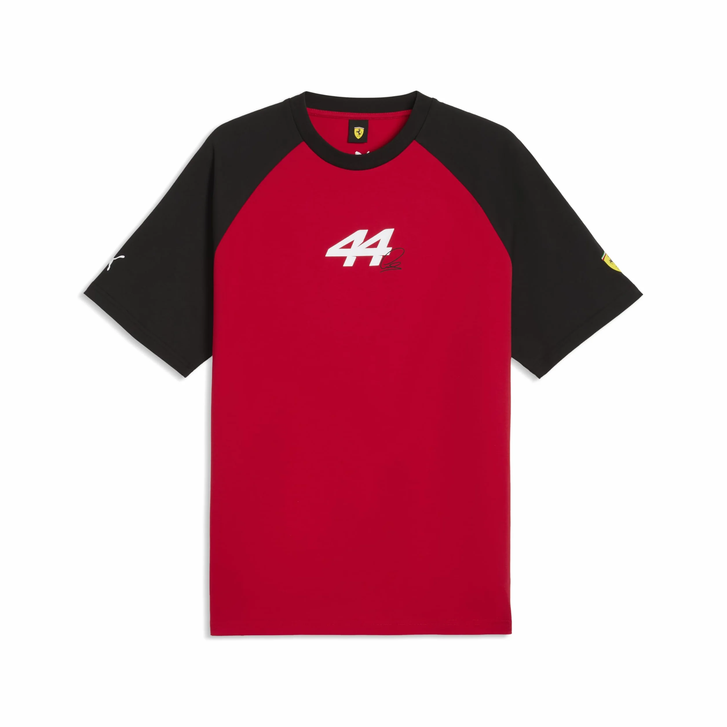 PUMA Scuderia Ferrari F1 T-Shirt Driver Lewis Hamilton Rosso