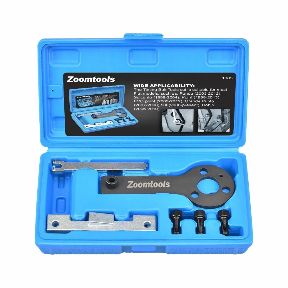 Set di strumenti di bloccaggio della fasatura del motore compatibile con Fiat 500/Punto Evo/Panda/Motore 1.1 1.2 1.4 litri 8v