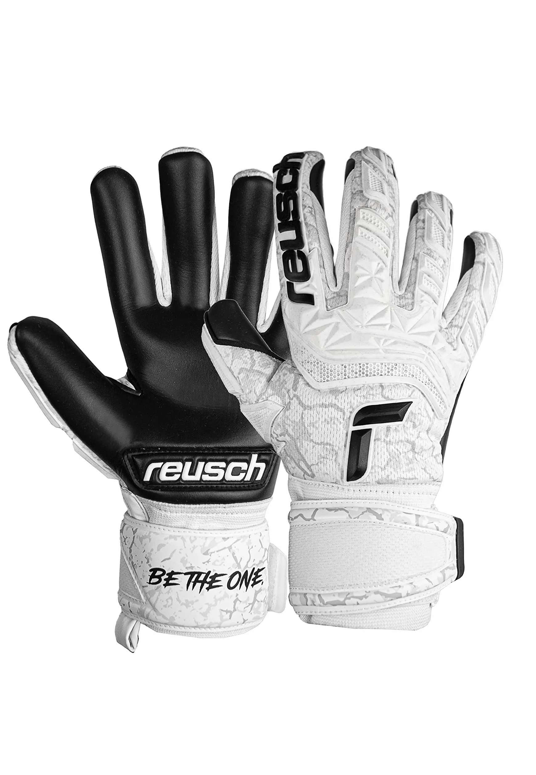 Reusch Guanti da portiere uomo adulti presa resistente traspiranti erba sintetica naturale terra battuta Taglie 7,5-11