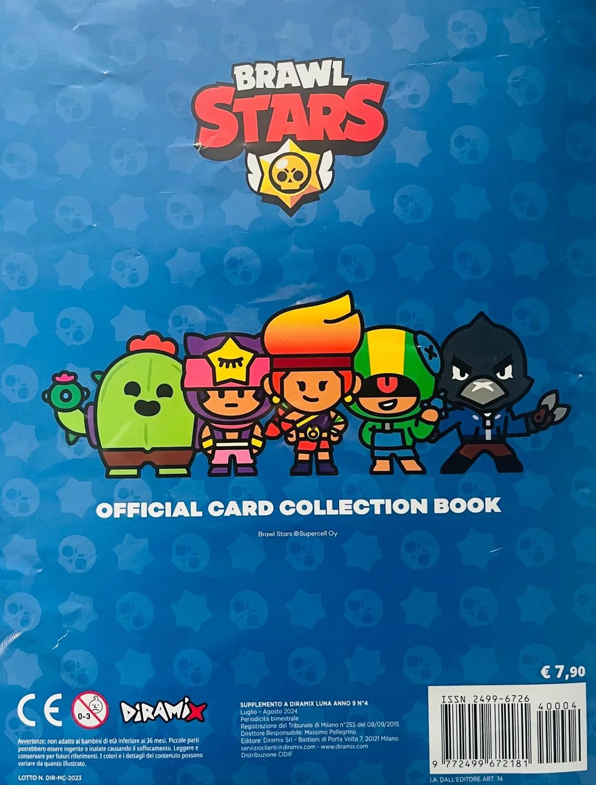 DIRAMIX RACCOGLITORE + 10 BUSTINE CARD BRAWL STARS 2024