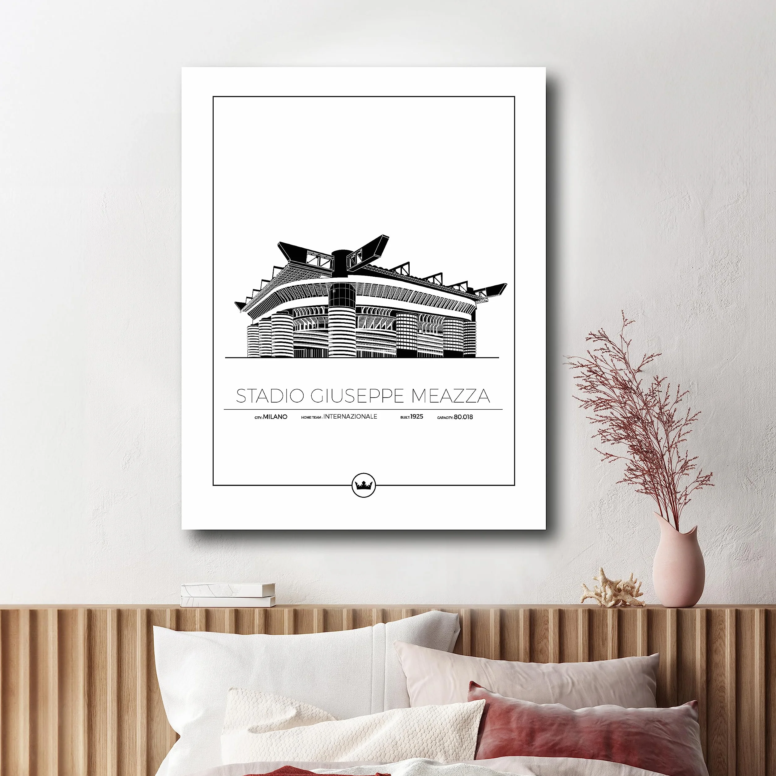 Plakat Piłkarski Stadion San Siro Inter 40x50 cm