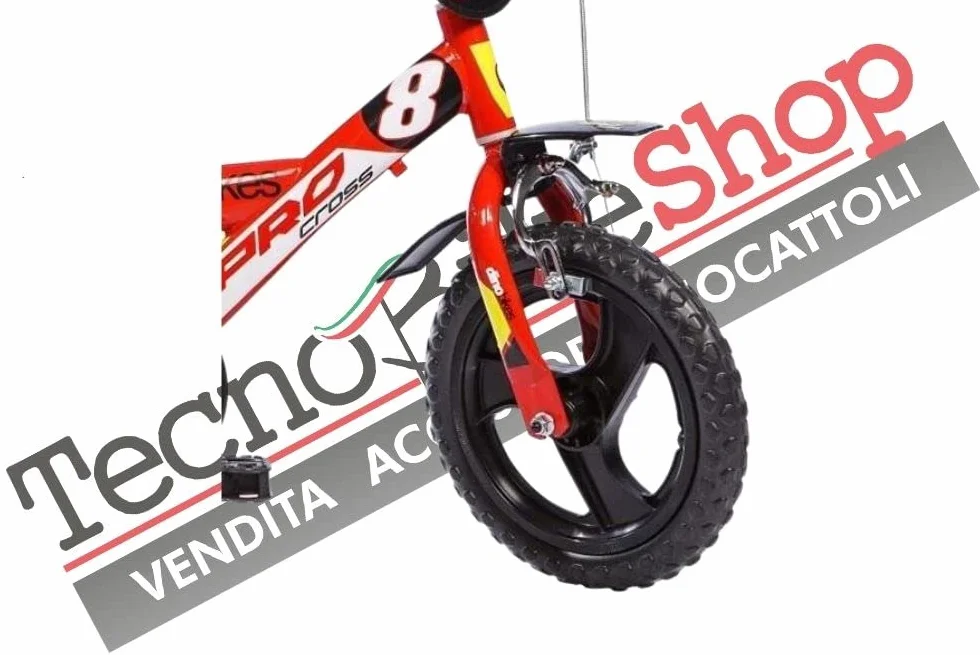 Bicicletta Dino Bikes Pro Cross Serie 23 per Bambino 12"-16" Taglia