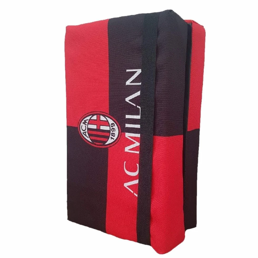 Cuscino Da Stadio AC Milan Gadget Tifosi Rossoneri 25x16x8 Cm