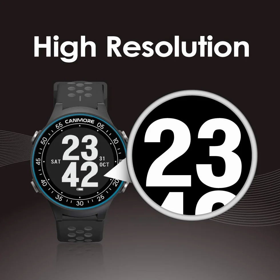 CANMORE TW411 GPS Golf Orologio Fitness Tracker, blu