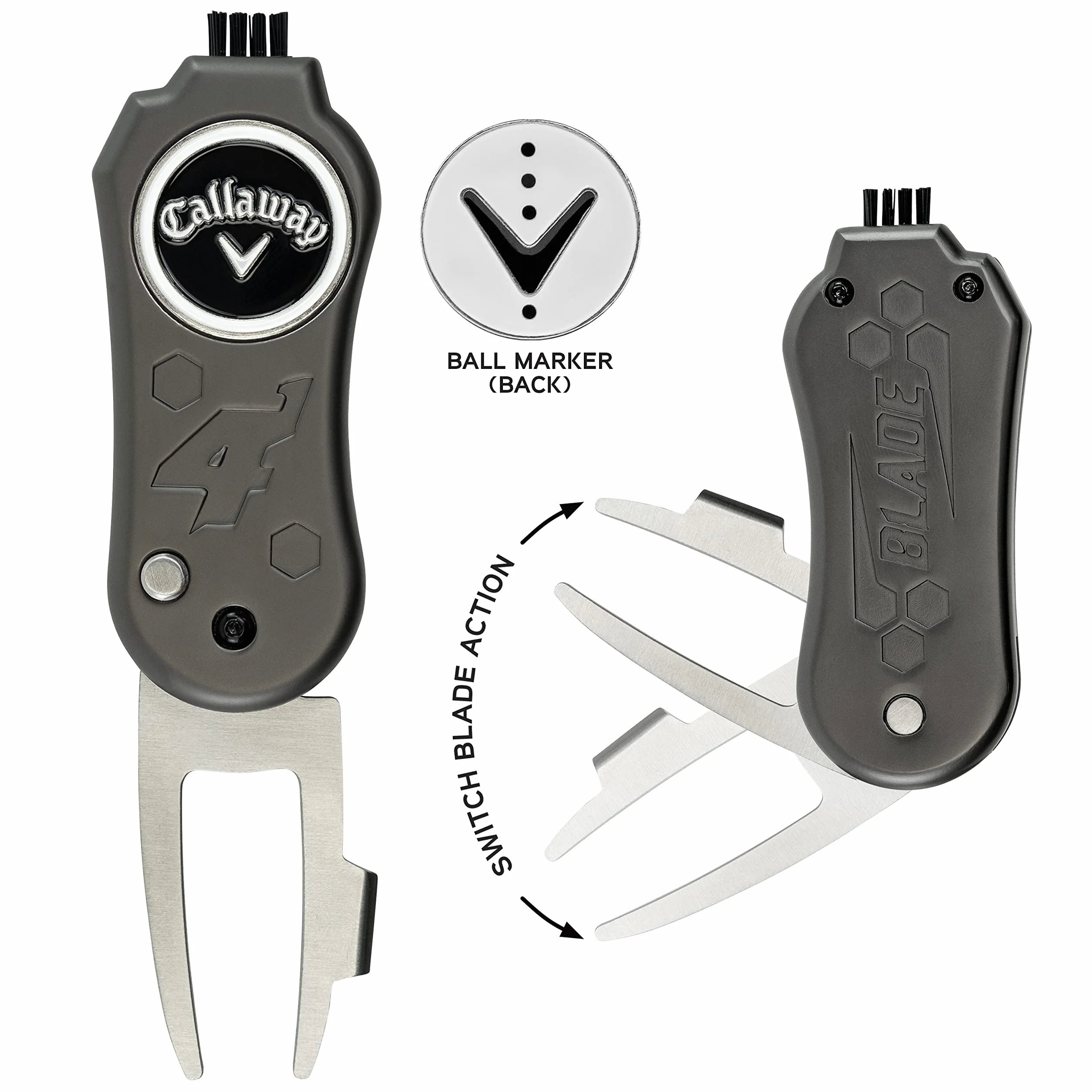Callaway Strumento Divot Lama 4 in 1 Golf Unisex Black