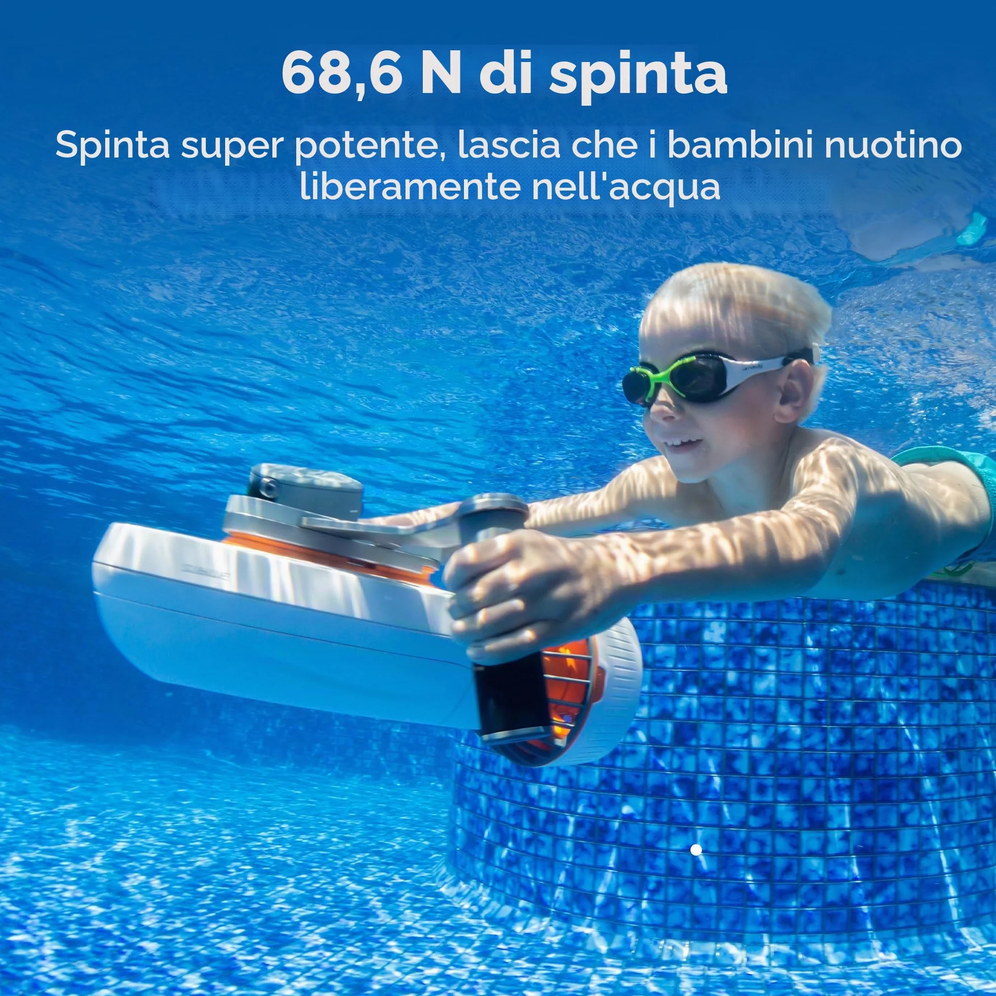 SUBLUE WhiteShark Mix Scooter Subacqueo per Immersioni Subacquee (Tini)