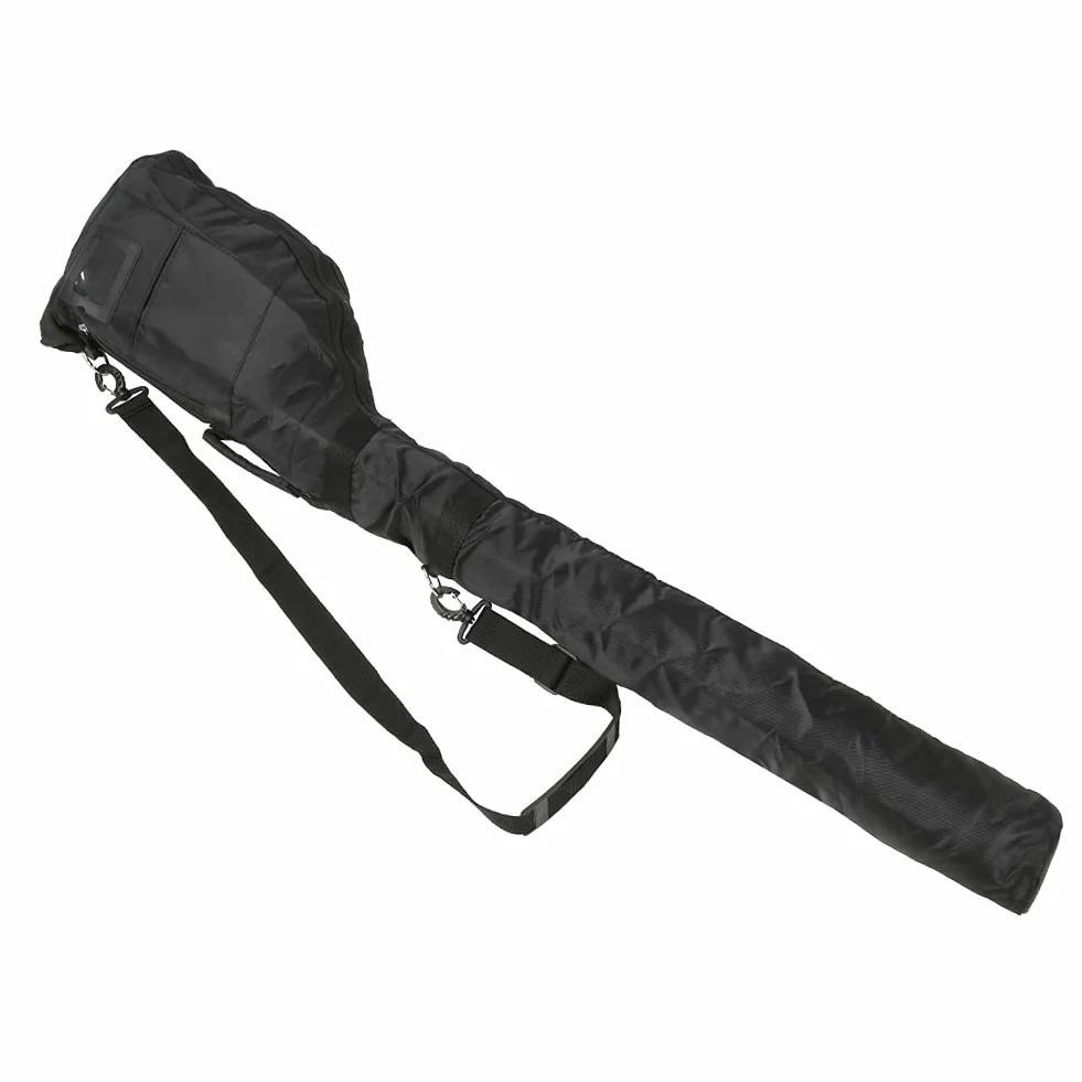 Borsa Mazze da Golf 126x27x12cm Sacca Portatile in Nylon con Tracolla e Tasche per Accessori, Copri Teste, Resistente all'Acqua