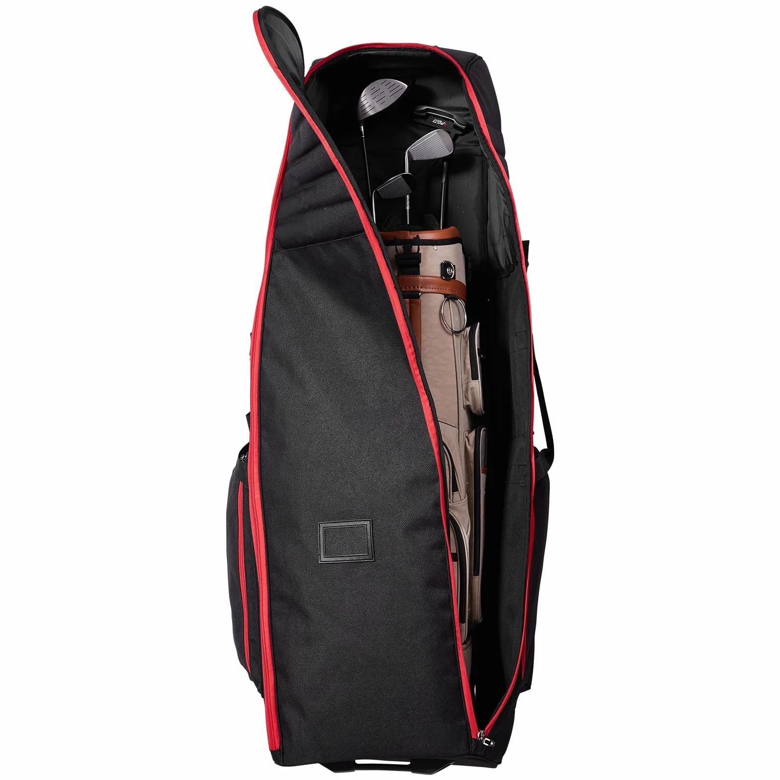 VEVOR Borsa da Viaggio per Golf, Custodia Morbida da Viaggio per Esterni, in Poliestere Oxford 1800D Resistente, Impermeabile, Imbottita con Ruote, Borsa Pieghevole per Mazze da Golf per Aereo