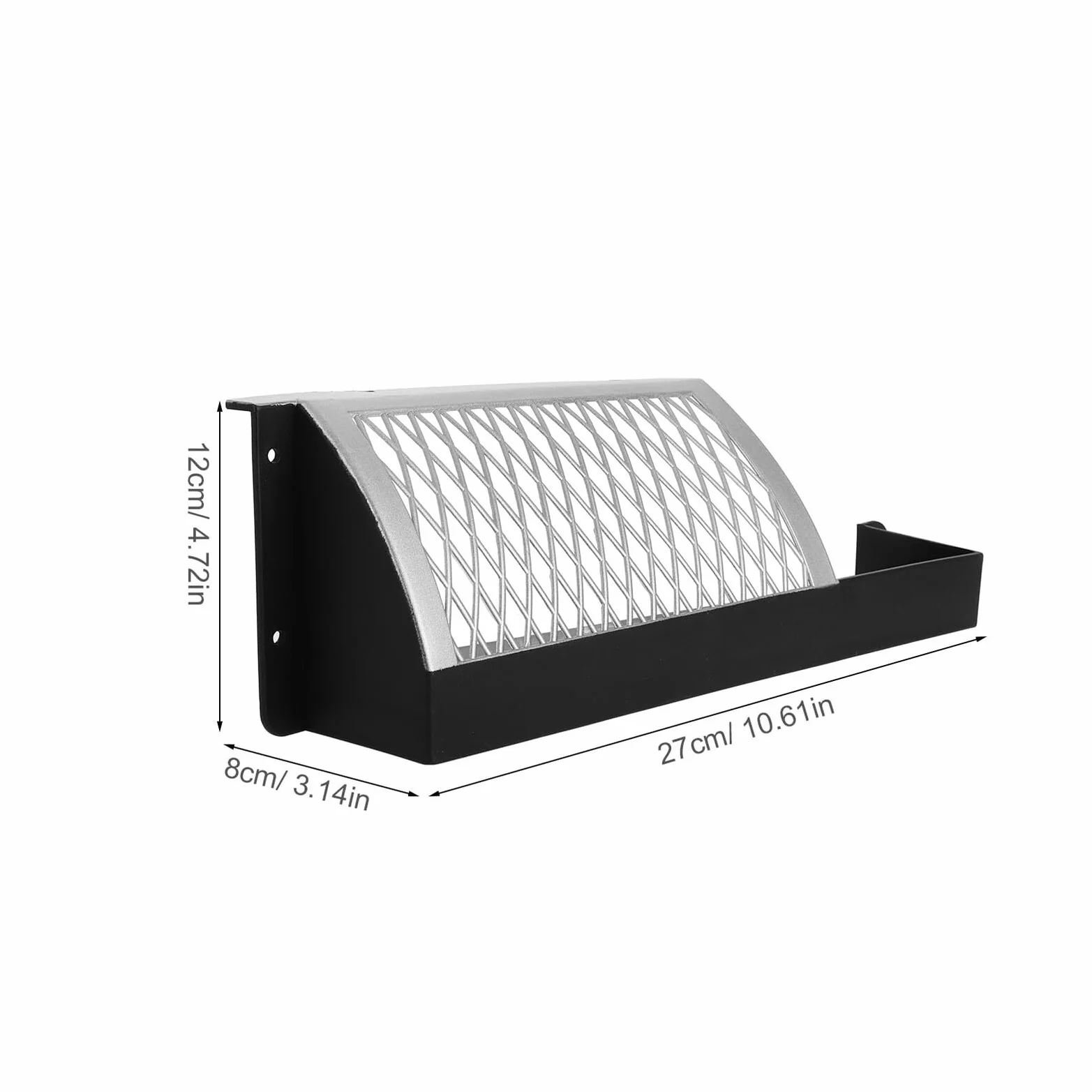 Toyvian Rete per Calcio Balilla 2 Unità Plastico Resistente Fori 116mm Portatile