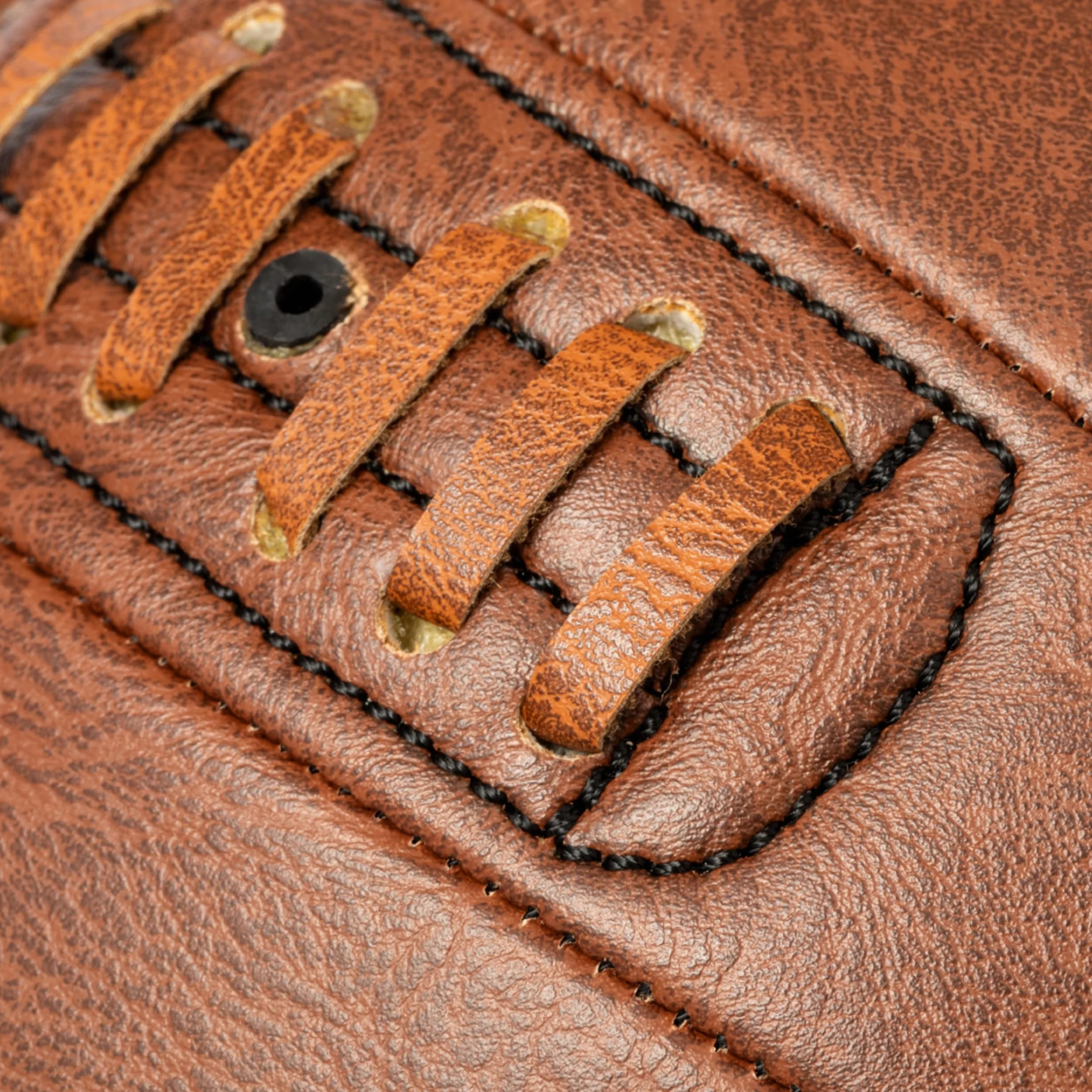 Palla da calcio in stile vintage 1954 pelle PU marrone taglia 5