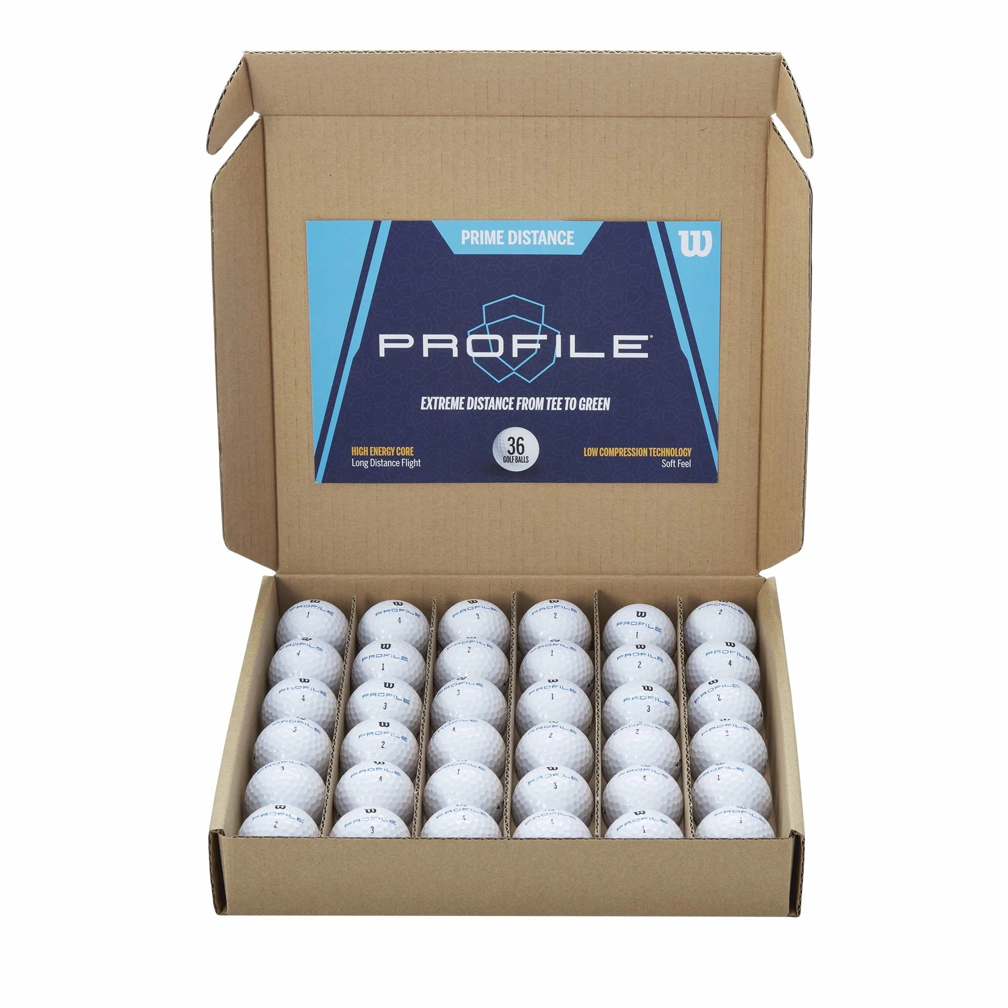 Wilson Profile Distance Golf Ball 36 Pack