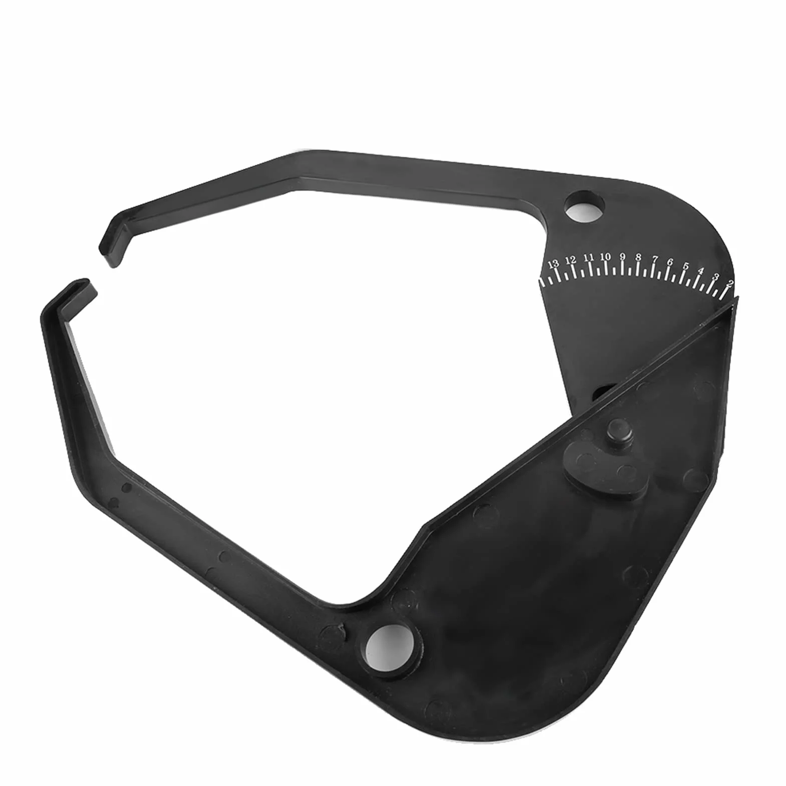 Calibro per Equilibratrice per Ruote per Auto, Strumento di Misurazione della Larghezza del Cerchione di Alta qualità, per Pneumatici, per Appassionati di Auto, con Materiale ABS Resistente,