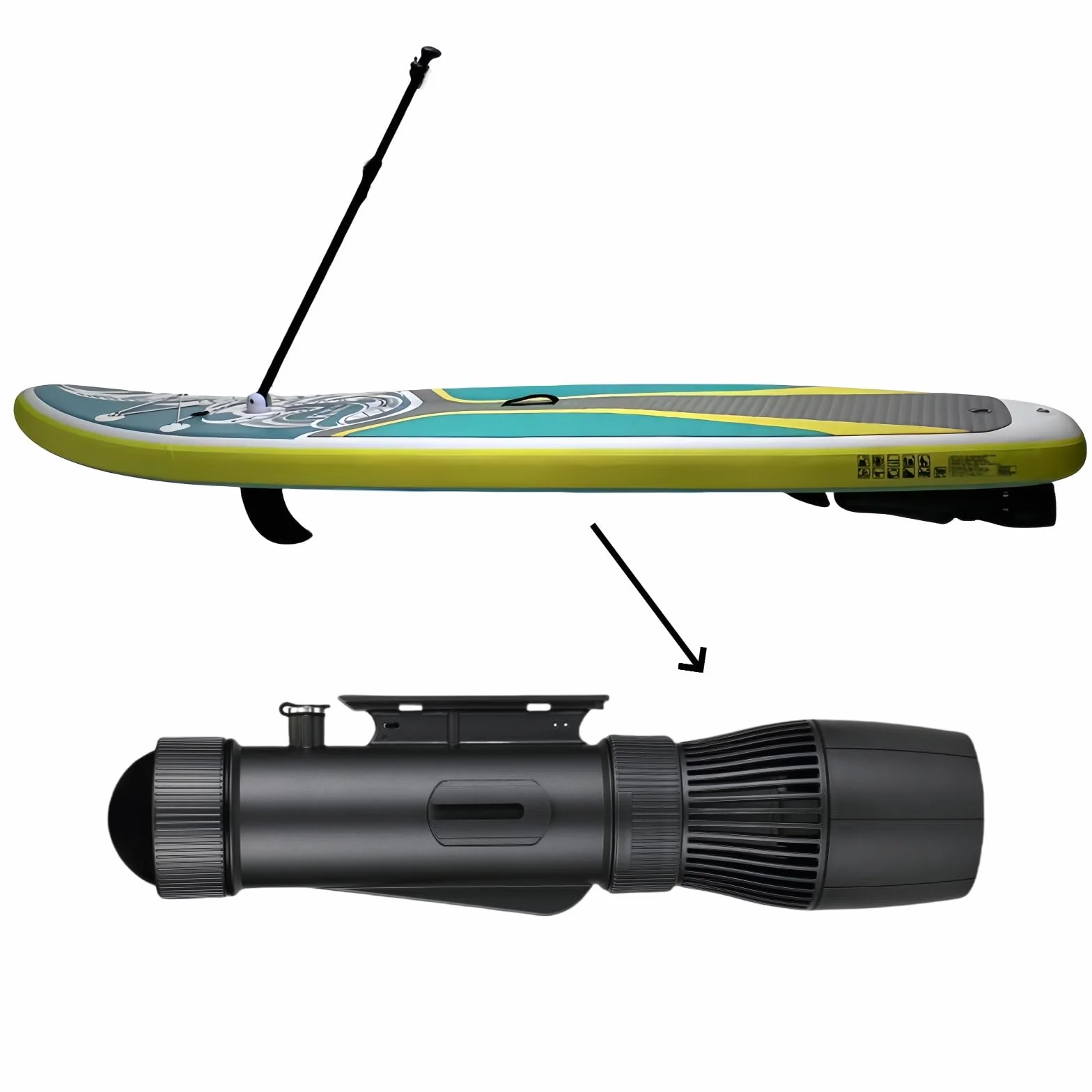 C CAMOLECH Monopattino elettrico subacqueo 700 W 16000 mAh 30 m profondità 10 velocità scooter Fast Sea batteria rimovibile doppie pinne