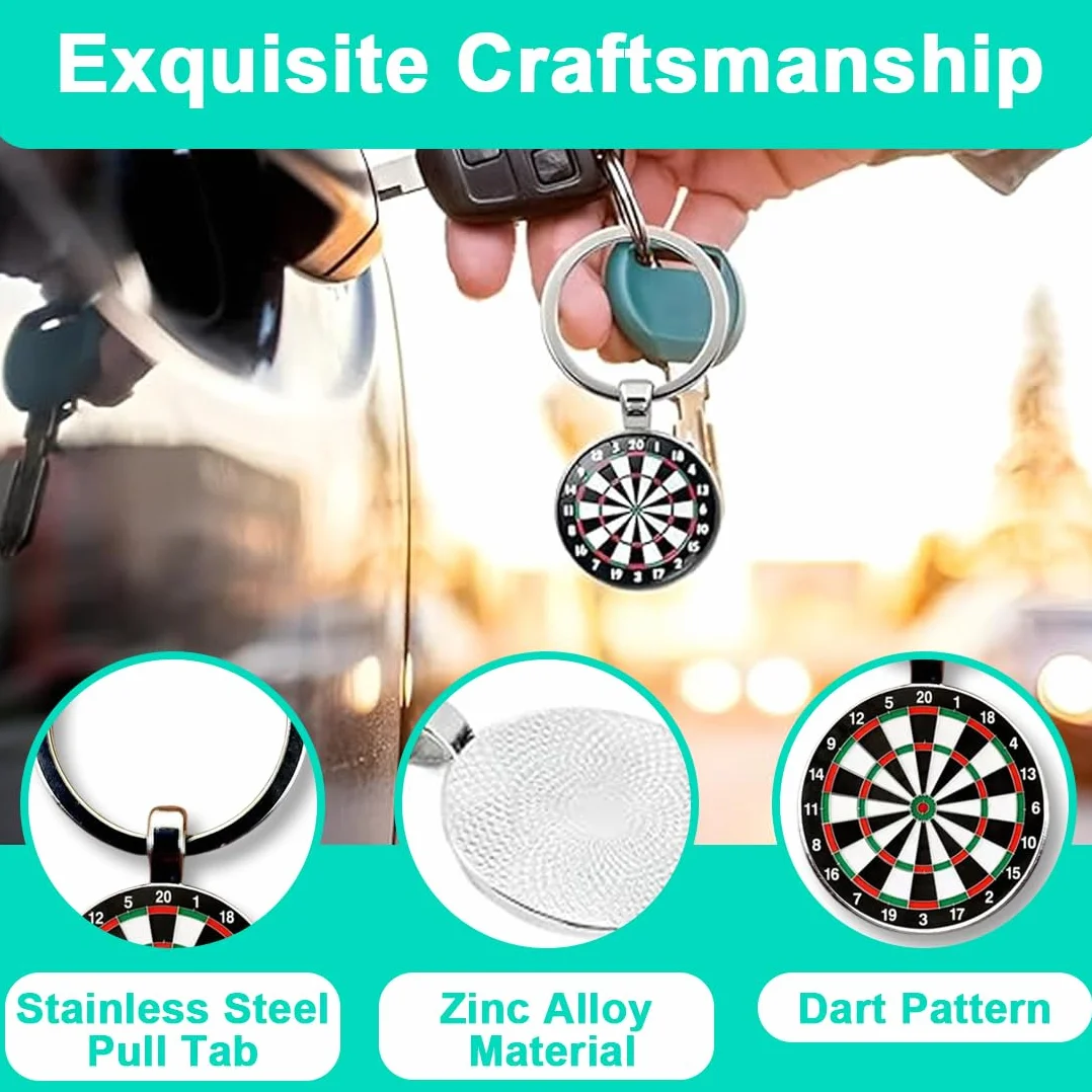 Portachiavi Darts Regali Uomo Freccette Accessorio Decorazione